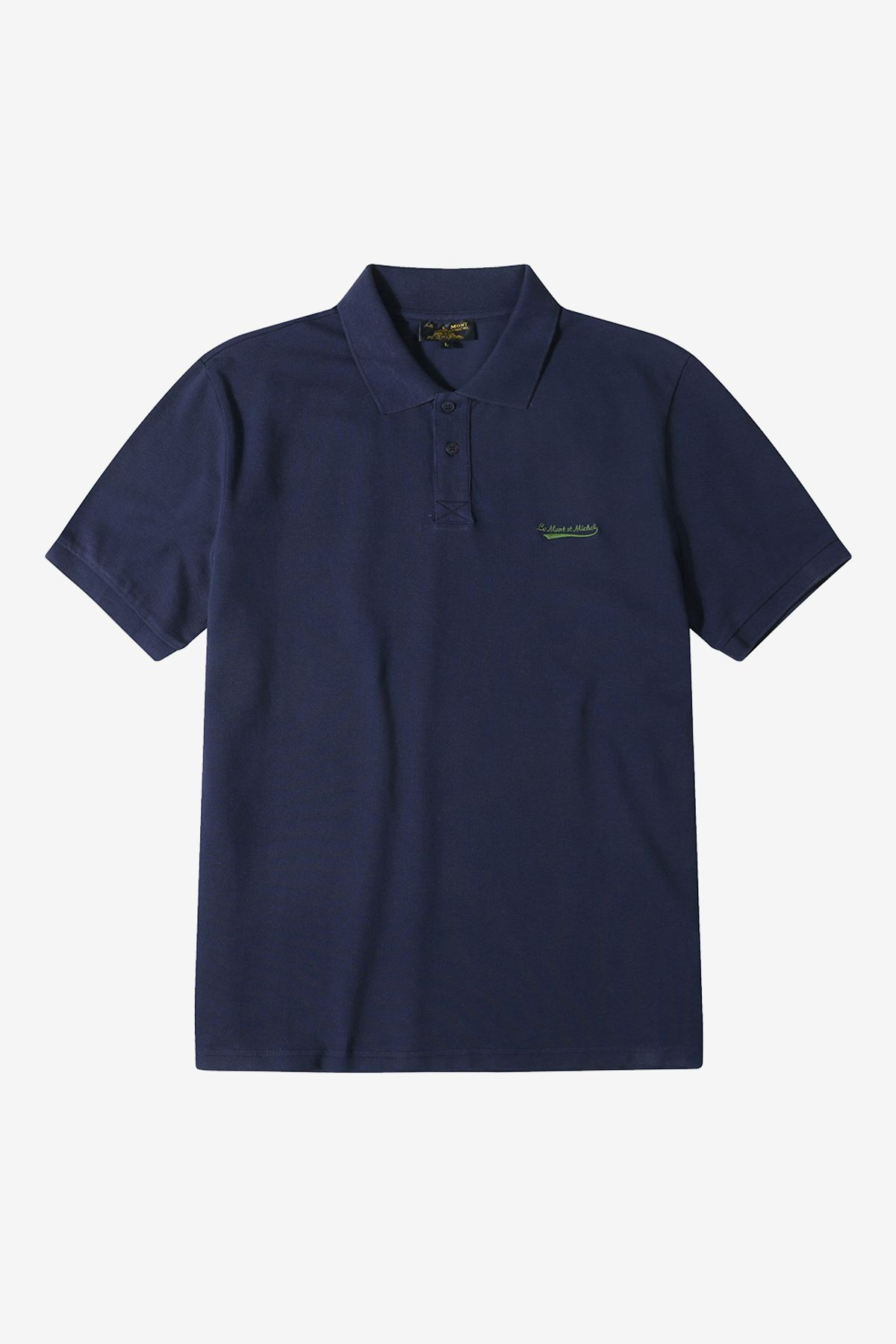 르몽생미셸(LE MONT ST MICHEL) TOUNY - POLO PATCH T-shirt_Navy