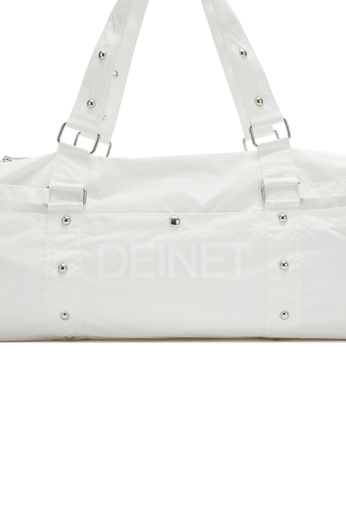 다이닛(DEINET) LOGO DUFFLE BAG IN WHITE