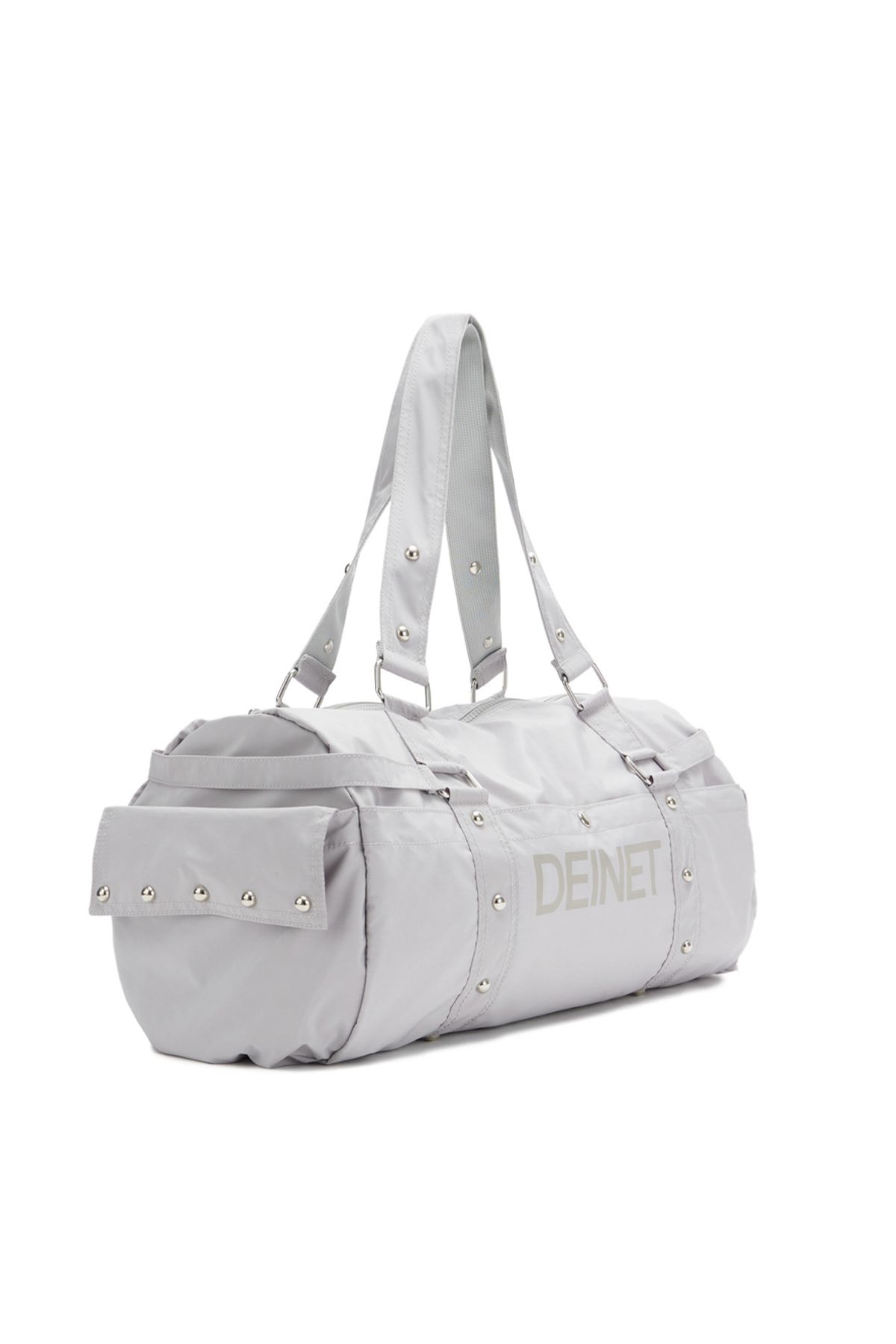 다이닛(DEINET) LOGO DUFFLE BAG IN GREY
