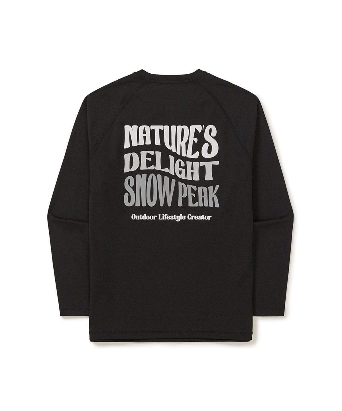스노우피크 어패럴(SNOWPEAK APPAREL) 워터 여성 루즈핏 래쉬가드 (S25MWWSW09) Black