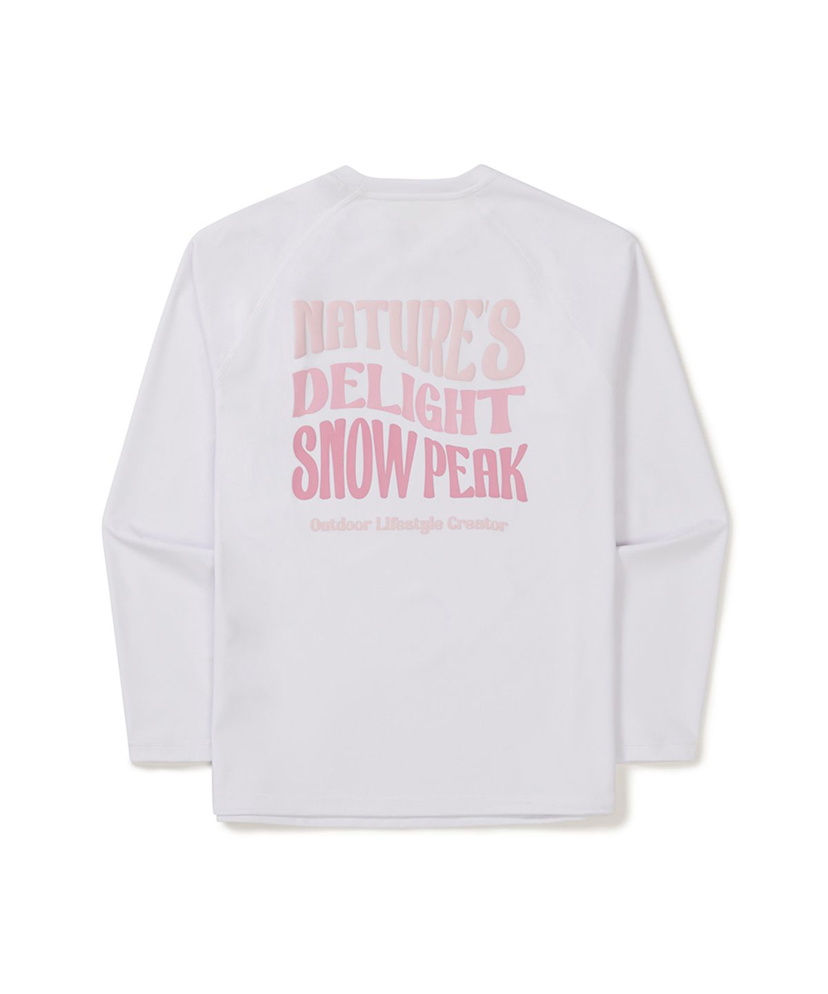 스노우피크 어패럴(SNOWPEAK APPAREL) 워터 여성 루즈핏 래쉬가드 (S25MWWSW09) White