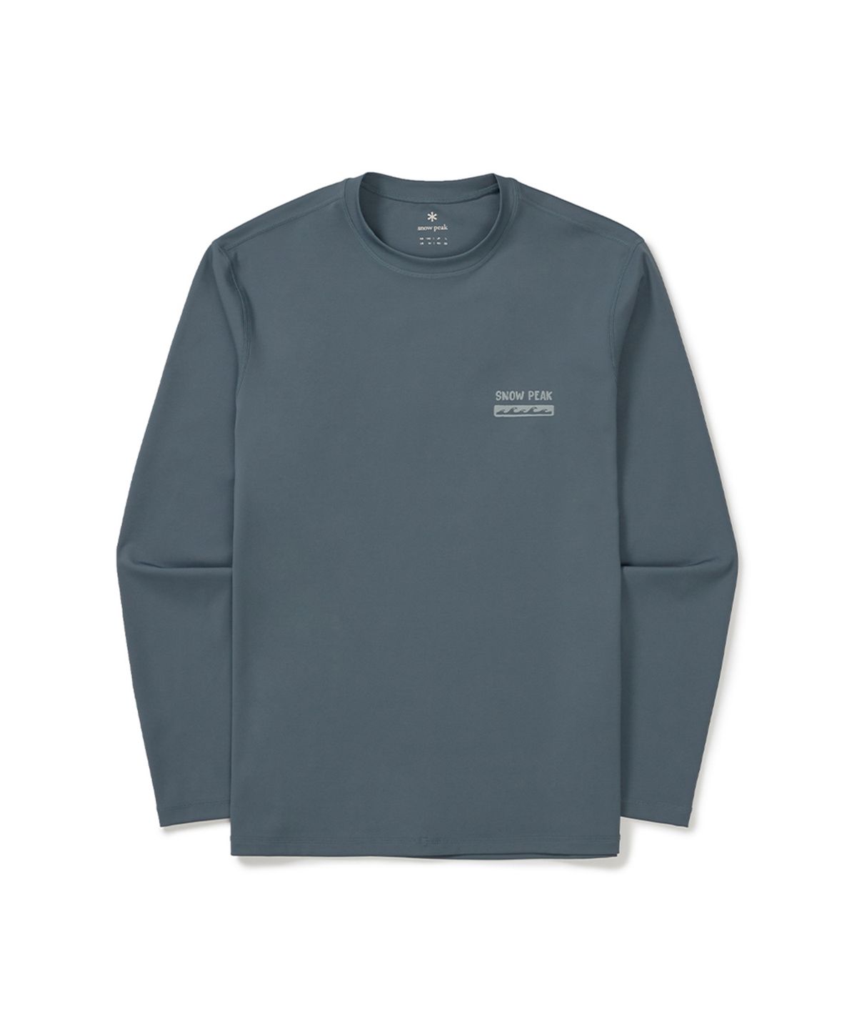 스노우피크 어패럴(SNOWPEAK APPAREL) 워터 그래픽 래쉬가드 (S25MMWSW08) Pastel Blue