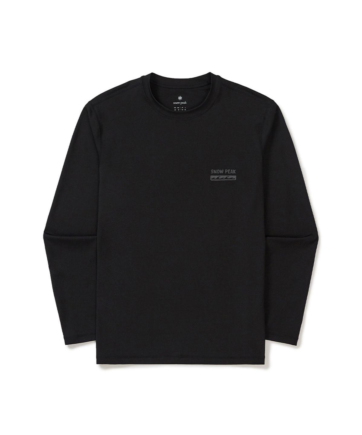 스노우피크 어패럴(SNOWPEAK APPAREL) 워터 그래픽 래쉬가드 (S25MMWSW08) Black