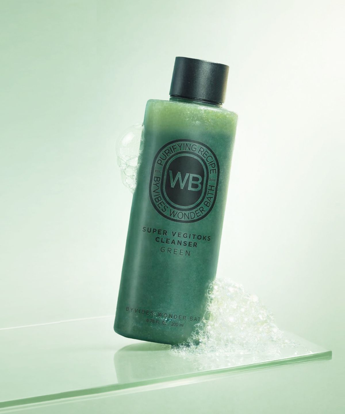 원더바스(WONDERBATH) 슈퍼 베지톡스 클렌저 그린 200ml