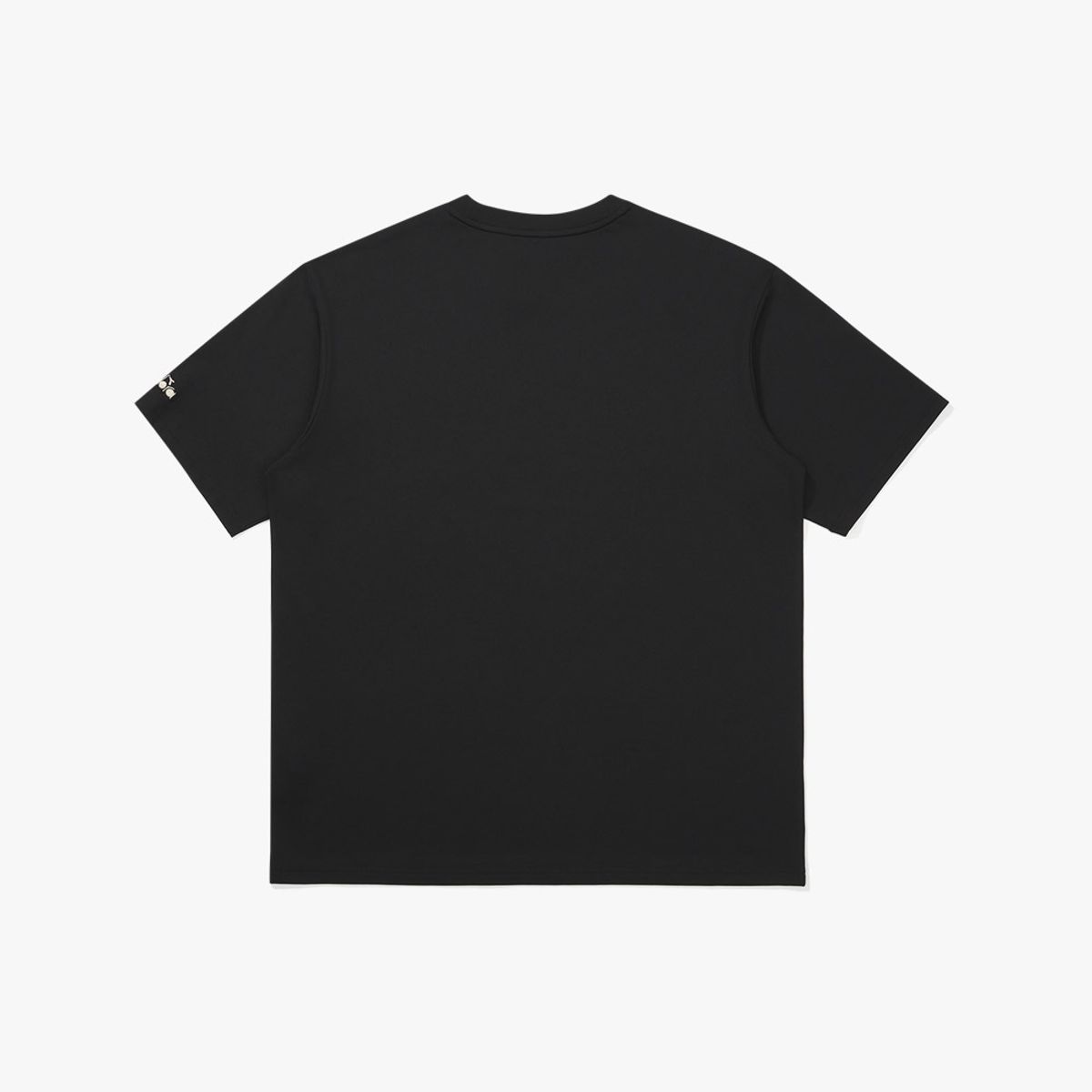 디아도라(diadora) 아카이브 아치 로고 반팔 티셔츠 BLACK