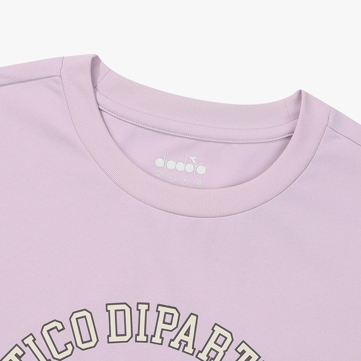 디아도라(diadora) 아카이브 아치 로고 반팔 티셔츠 VIOLET