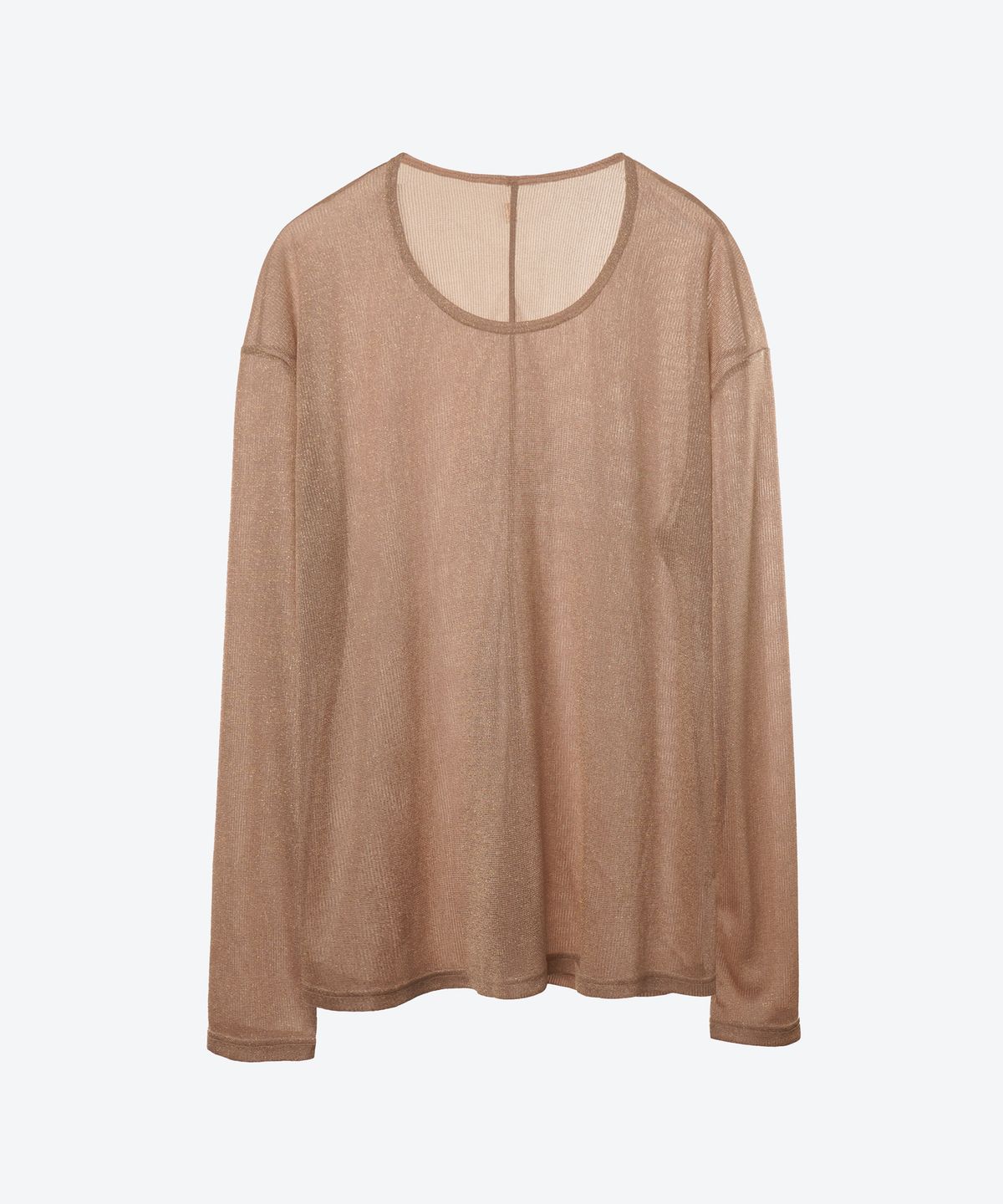 언티지(UNTAGE) U넥 메탈 슬러브 티셔츠[Gold(UNISEX)]_UTT-ST51