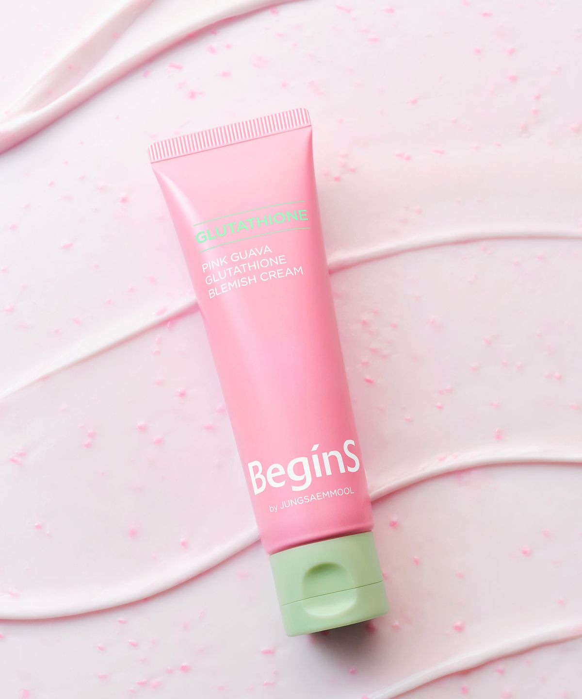비긴스 바이 정샘물(BEGINS) 핑크 구아바 글루타치온 흔적 크림 50ml (흔적세럼5ml + 아이겔패치 1매 증정)