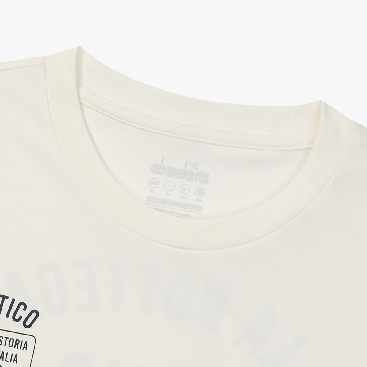 디아도라(diadora) 아카이브 프론트 그래픽 슬리브리스 OFF WHITE