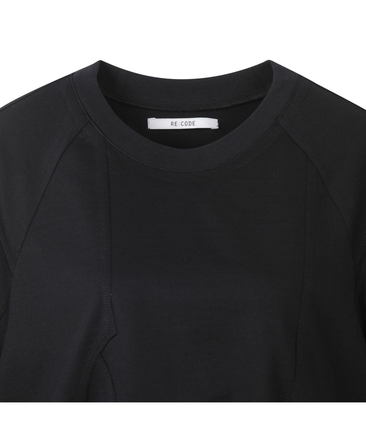 래코드(RECODE) Puzzled Short Sleeve Top_RQTAM25569BKX