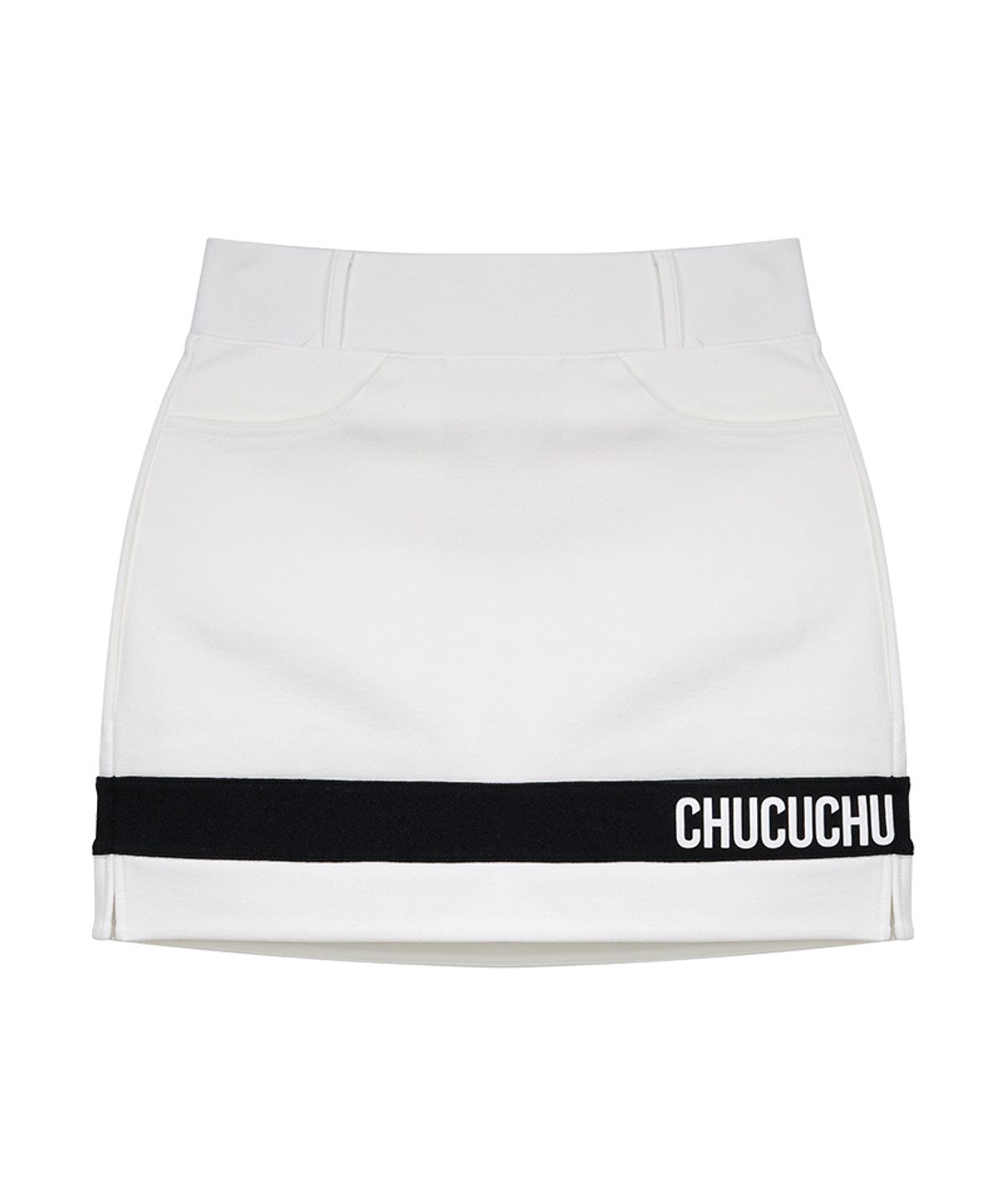 츄쿠츄(CHUCUCHU) CBESS-SK016W 로고 H 스커트