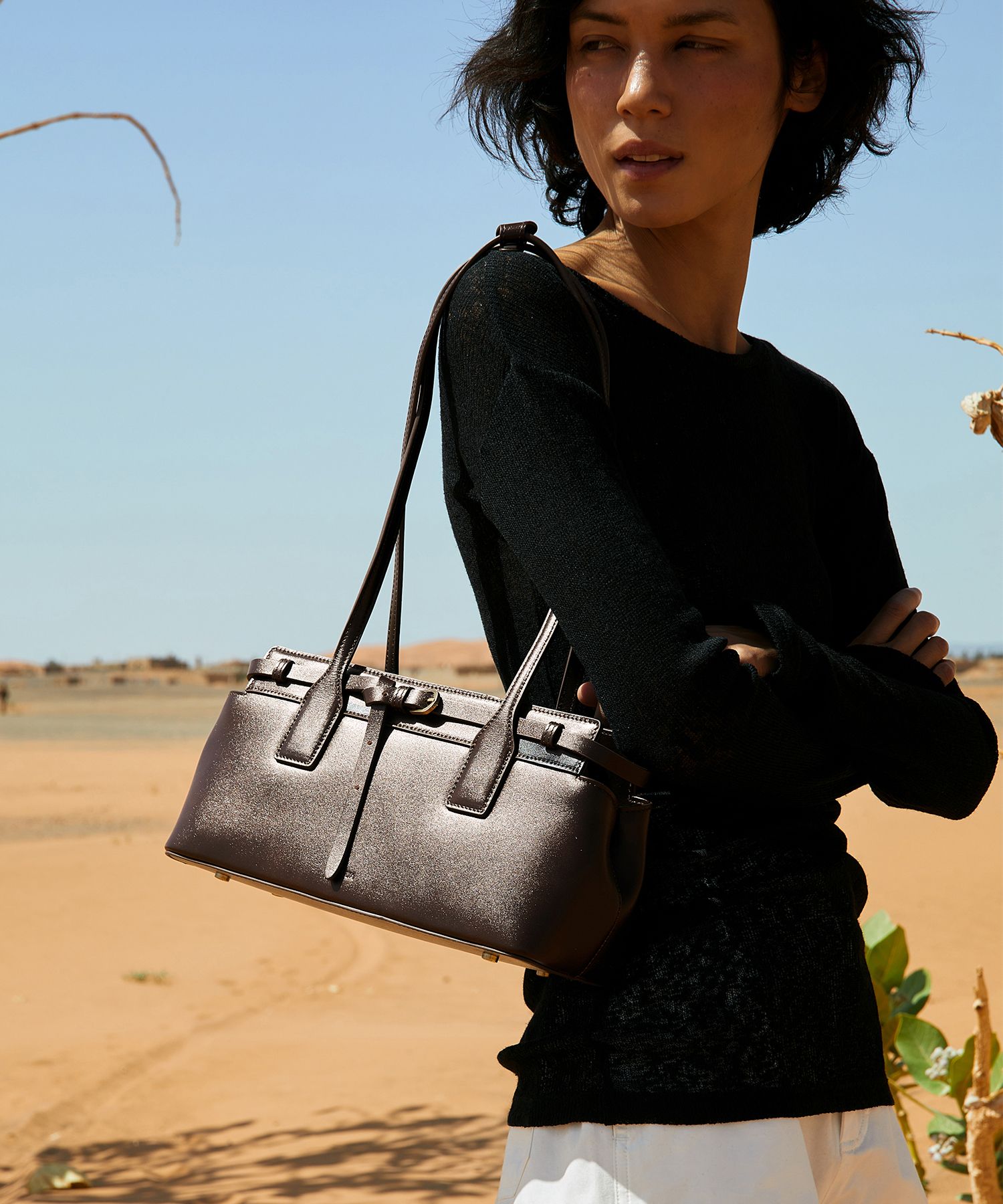 MUSINSA | FOLNUA JOUR BAG [MARRON VINTAGE]