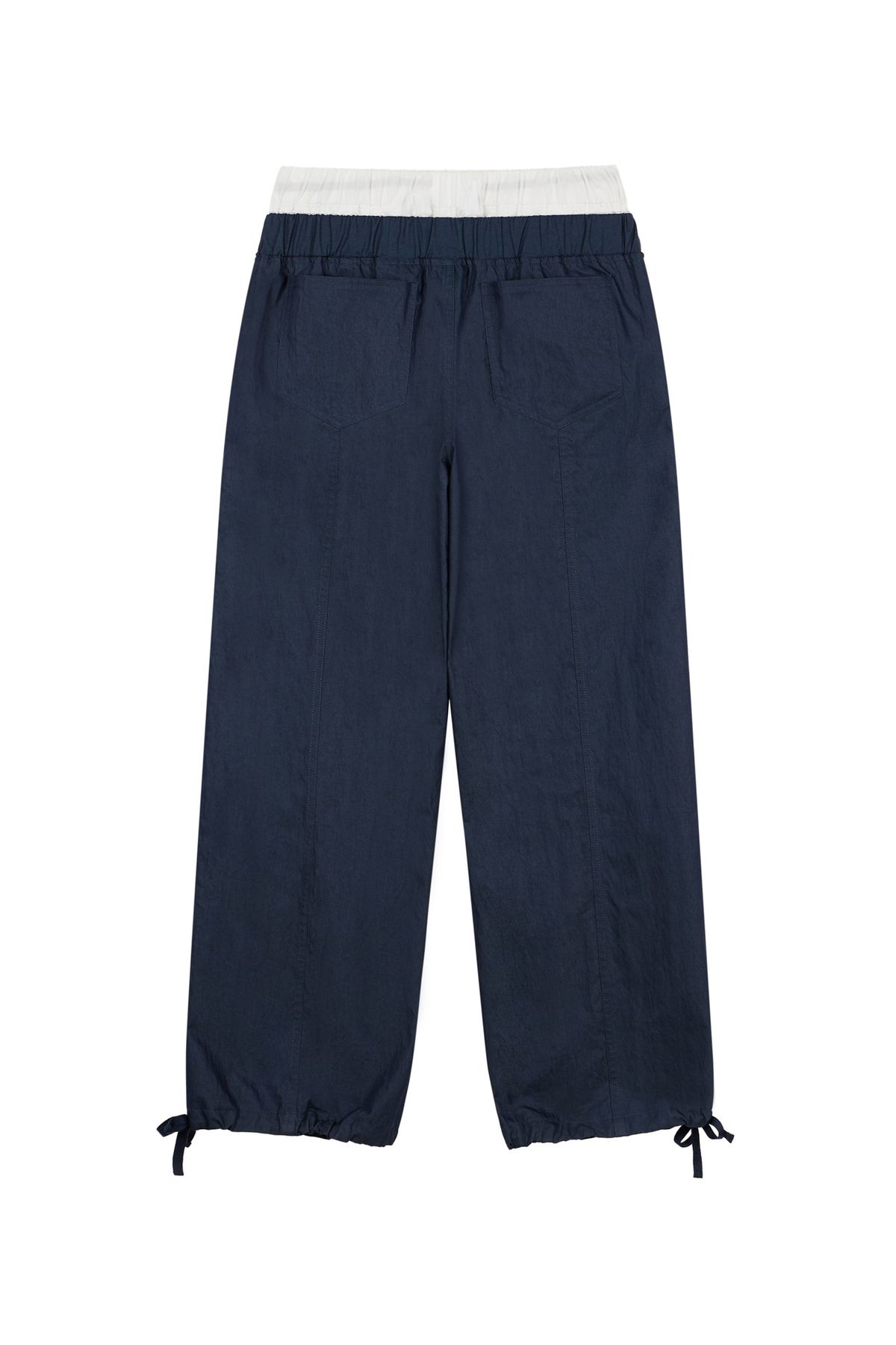 다이닛(DEINET) DEINET LAYERED STRING PANTS IN NAVY