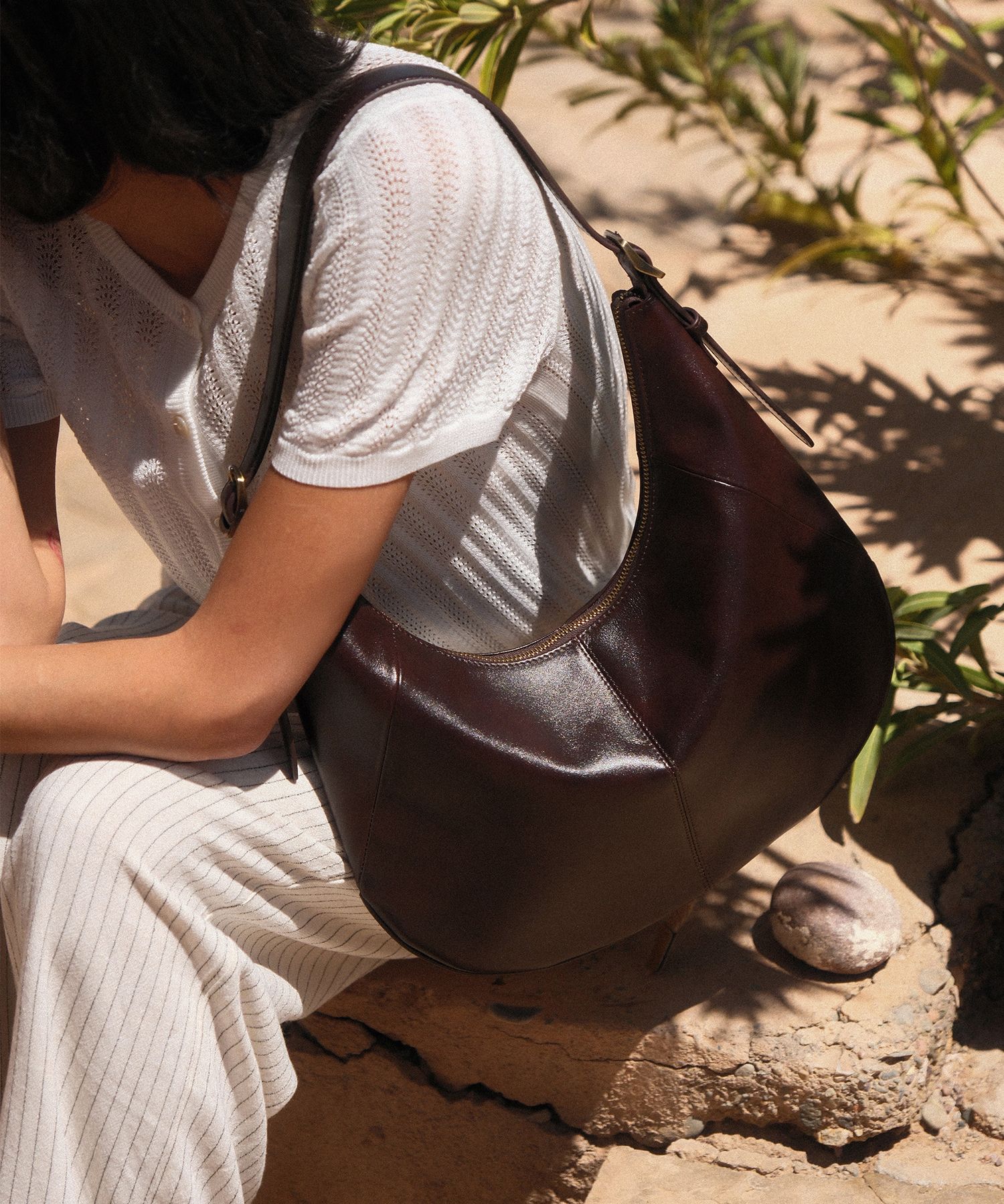 MUSINSA | FOLNUA MOULE BAG [MARRON VINTAGE]