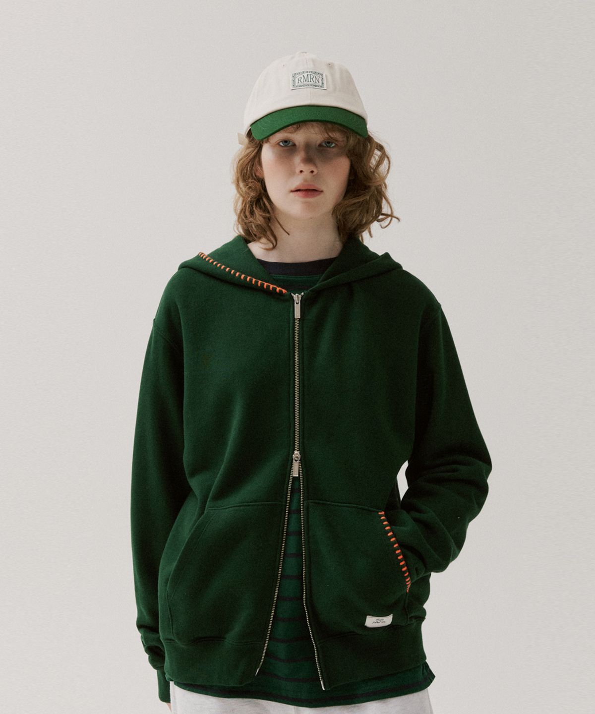 알엠알엔(RMRN) [3차리오더] R STITCH HOOD ZIP-UP