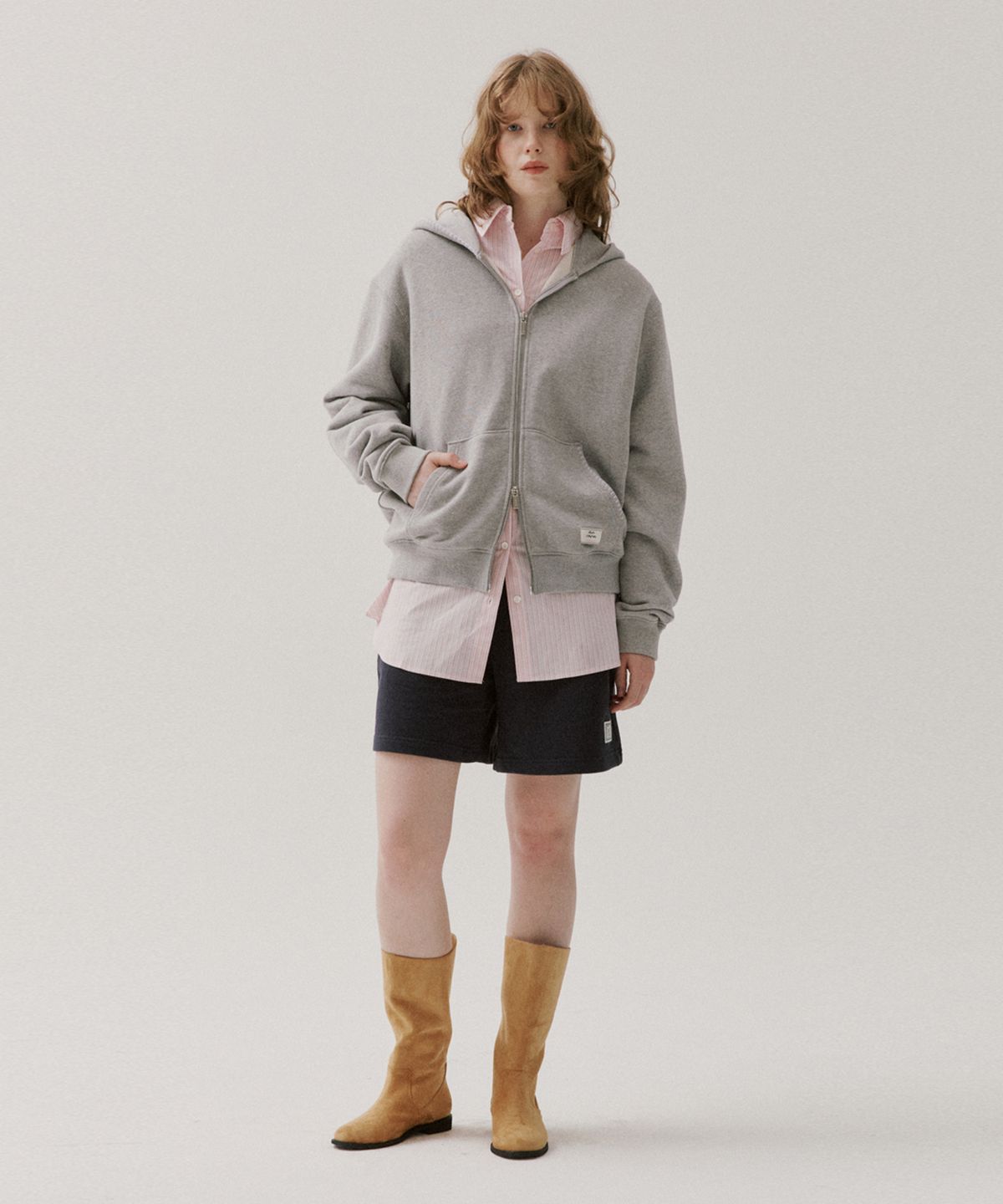 알엠알엔(RMRN) [3차리오더] R STITCH HOOD ZIP-UP