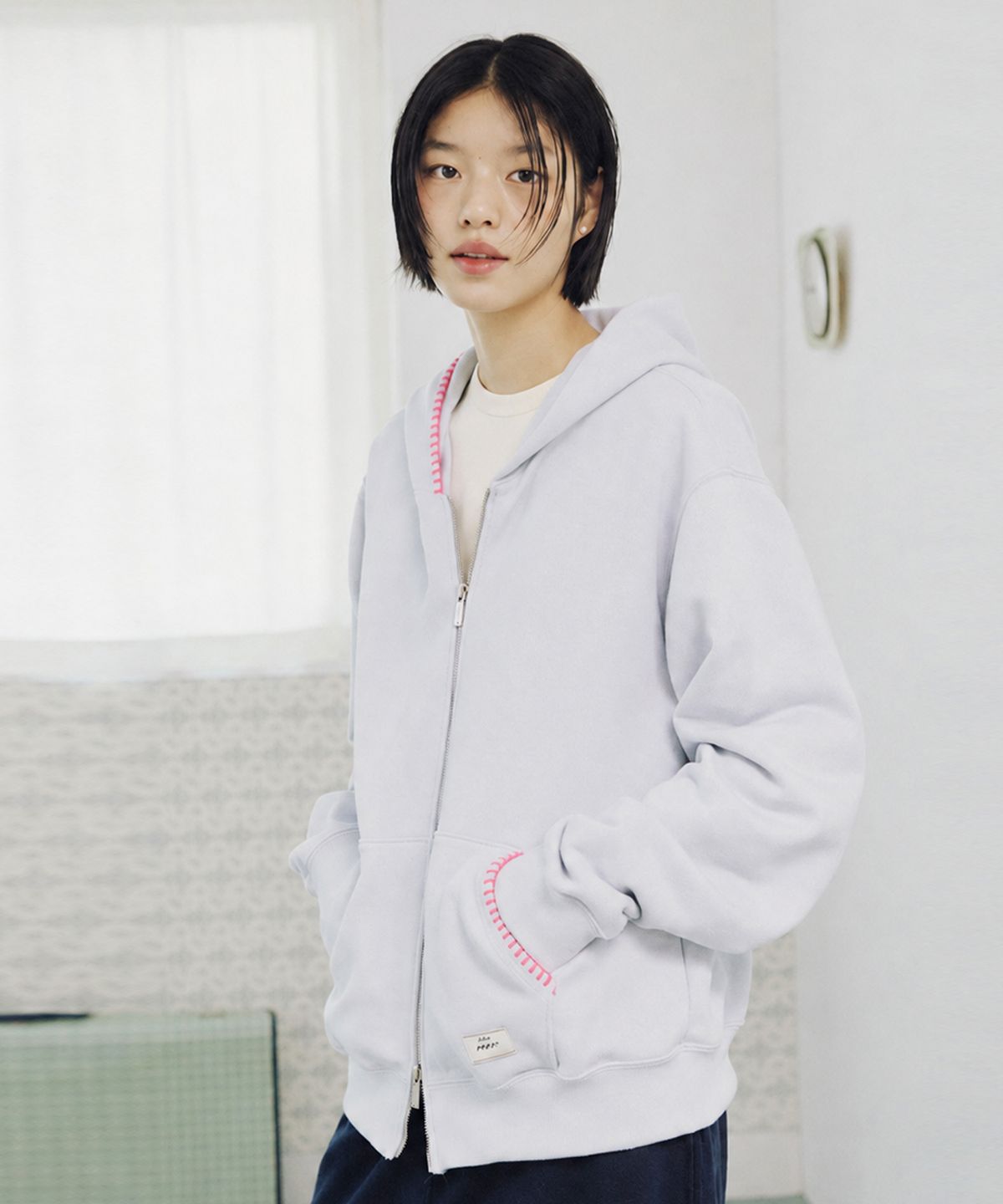 알엠알엔(RMRN) [3차리오더] R STITCH HOOD ZIP-UP