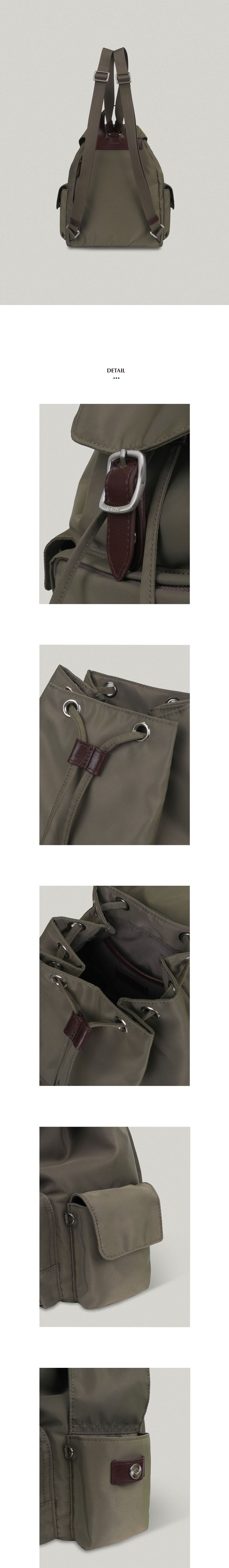 Folnua Brise Backpack Olive - Nylon MUSINSA | FOLNUA BRISE BACKPACK [OLIVE NYLON] main image 4