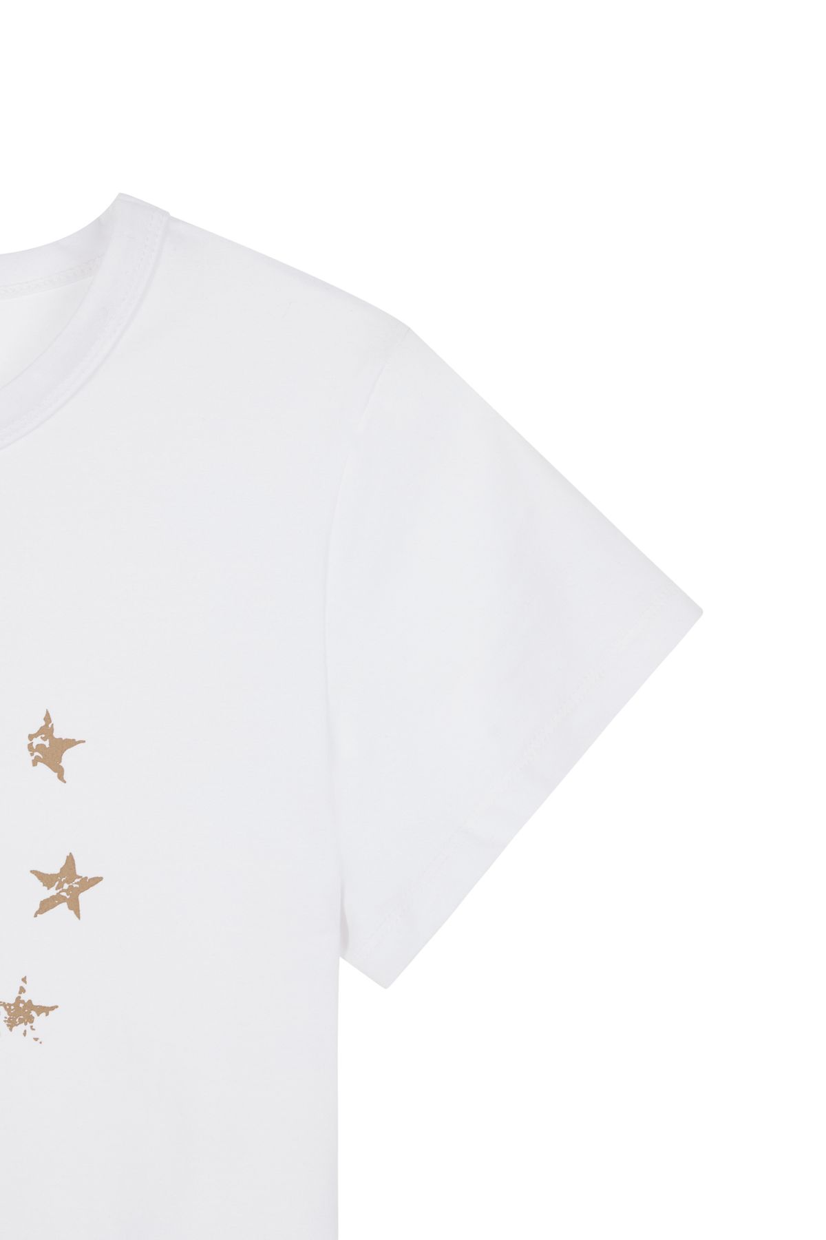 다이닛(DEINET) DEINET STAR GRAPHICS T-SHIRTS IN WHITE