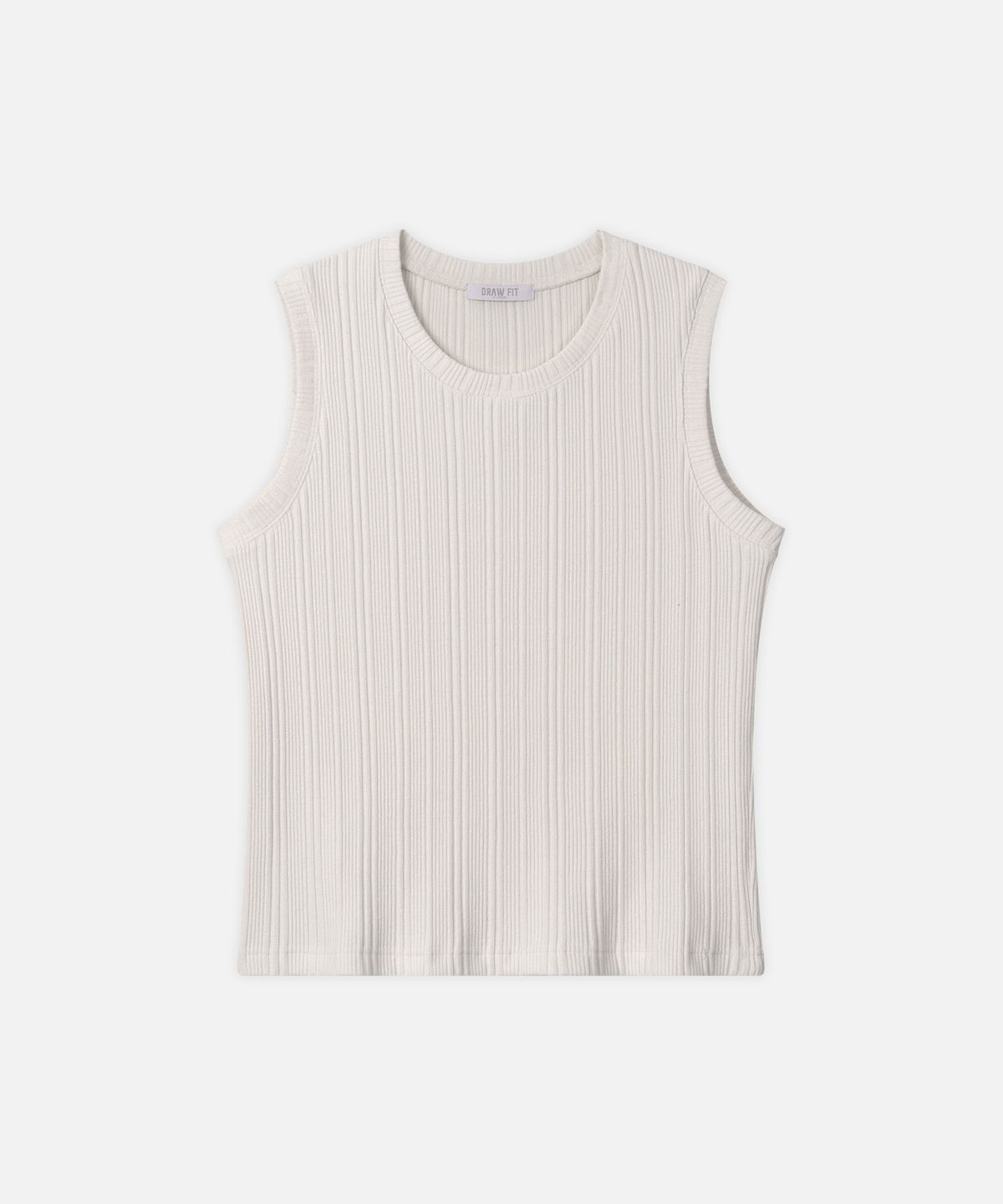 드로우핏(DRAW FIT) [DRAW FIT X MANJAE] 리브드 슬리브리스 [IVORY]