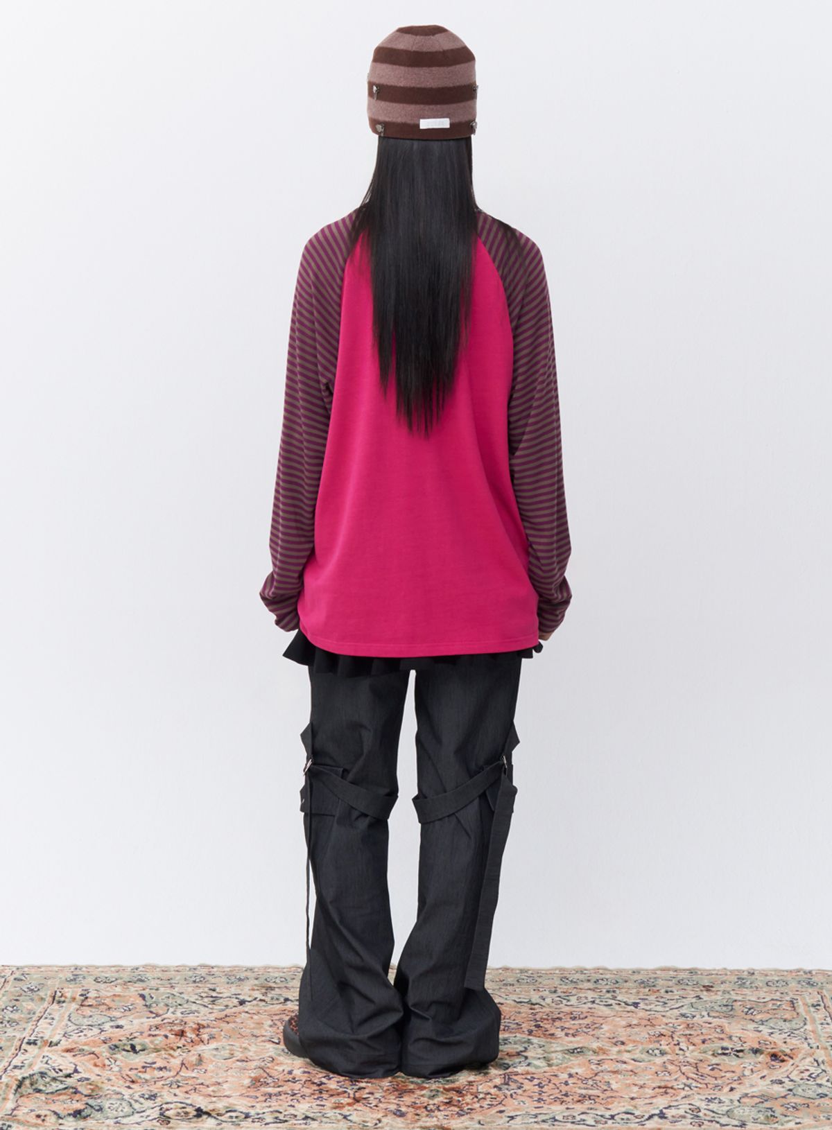 퓨레(PUREE) I LOVE ROCKSTAR tee Pink