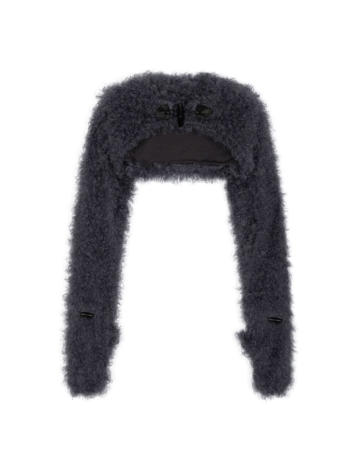 퓨레(PUREE) Mitten bolero Charcoal