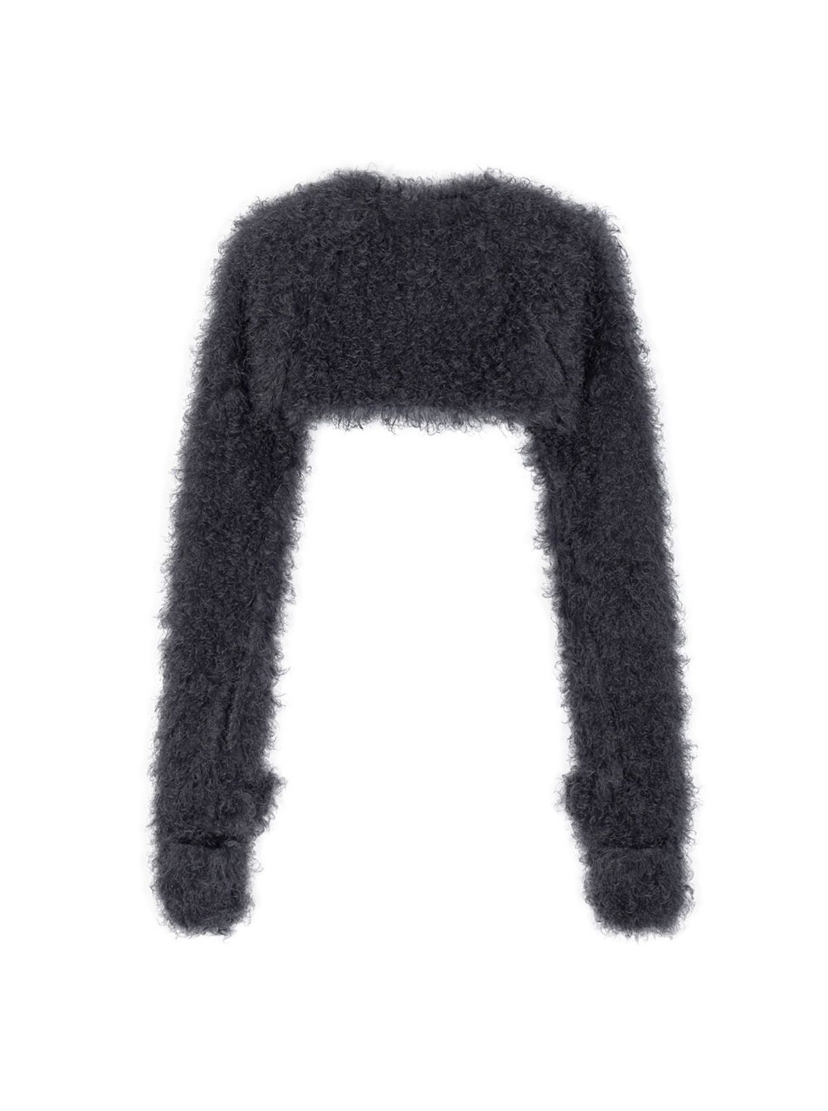 퓨레(PUREE) Mitten bolero Charcoal