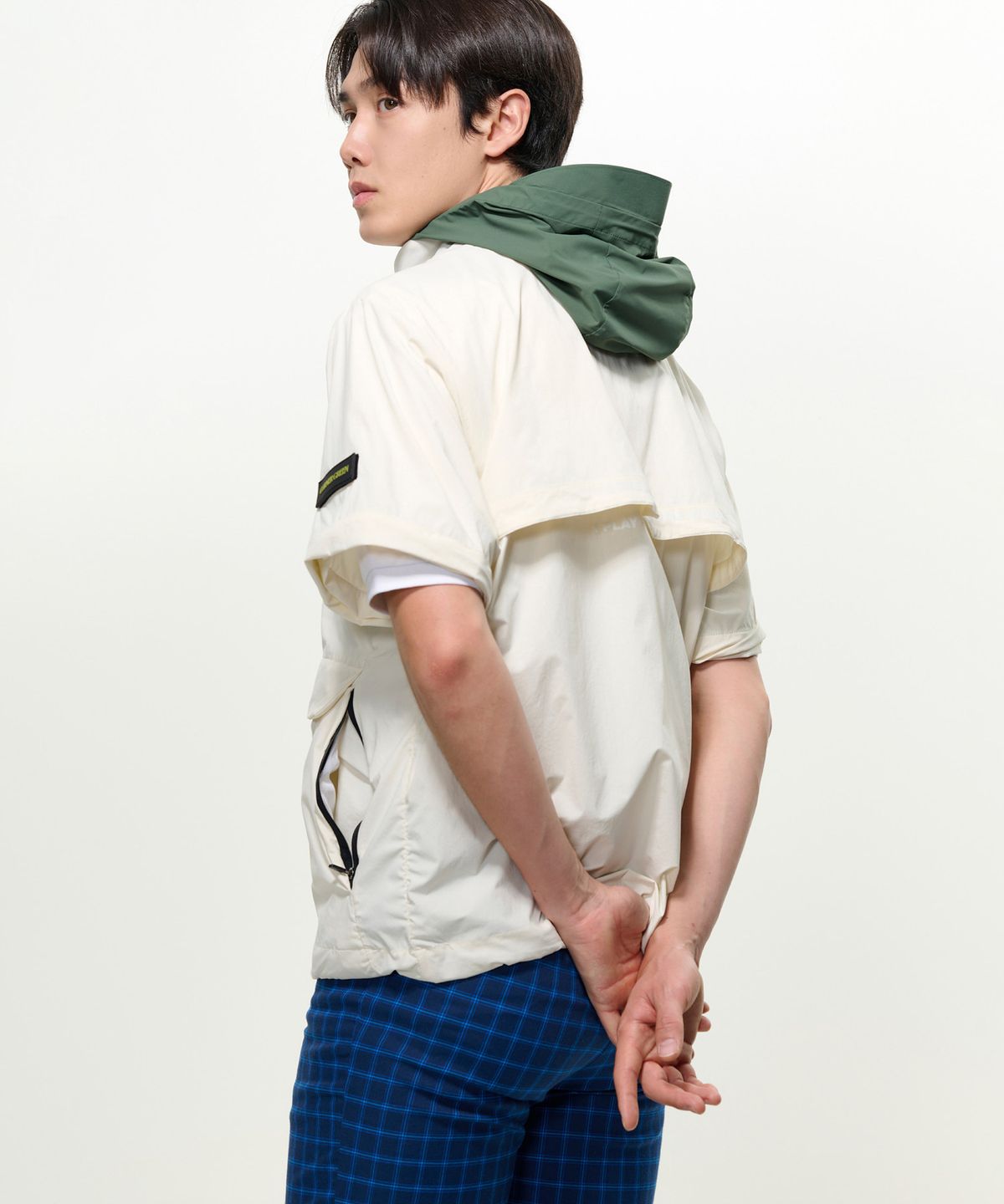 코너그린(CORNER GREEN) 멘즈 드라이브 발수 윈드자켓 [크림] MGJ53CRE