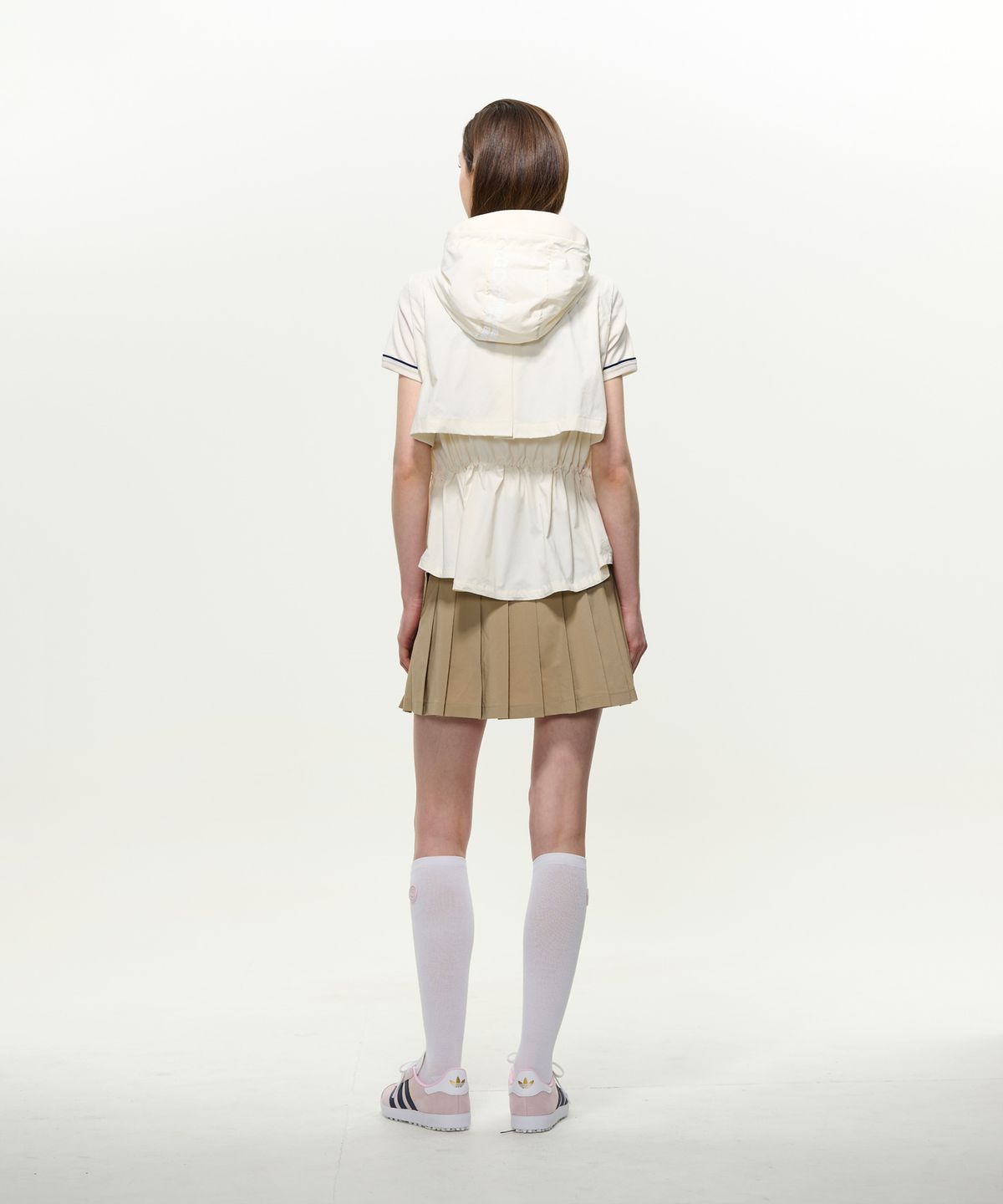 코너그린(CORNER GREEN) 우먼즈 브리즈 발수 윈드베스트 [크림] WGV53CRE