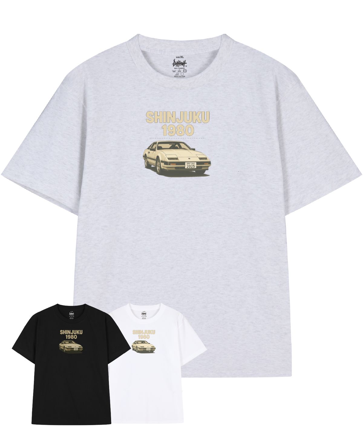 드리프트아웃(DRIFTOUT) 신주쿠 나이츠 AE86 반팔 티셔츠 (3color)