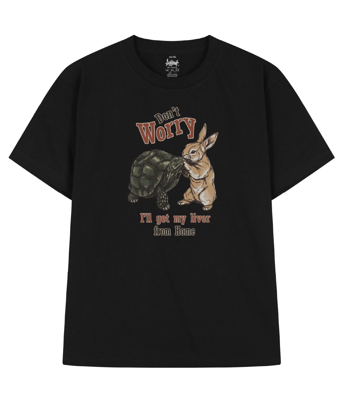 드리프트아웃(DRIFTOUT) 돈 워리 아 윌 겟 마이 리버 반팔 티셔츠 (3color)