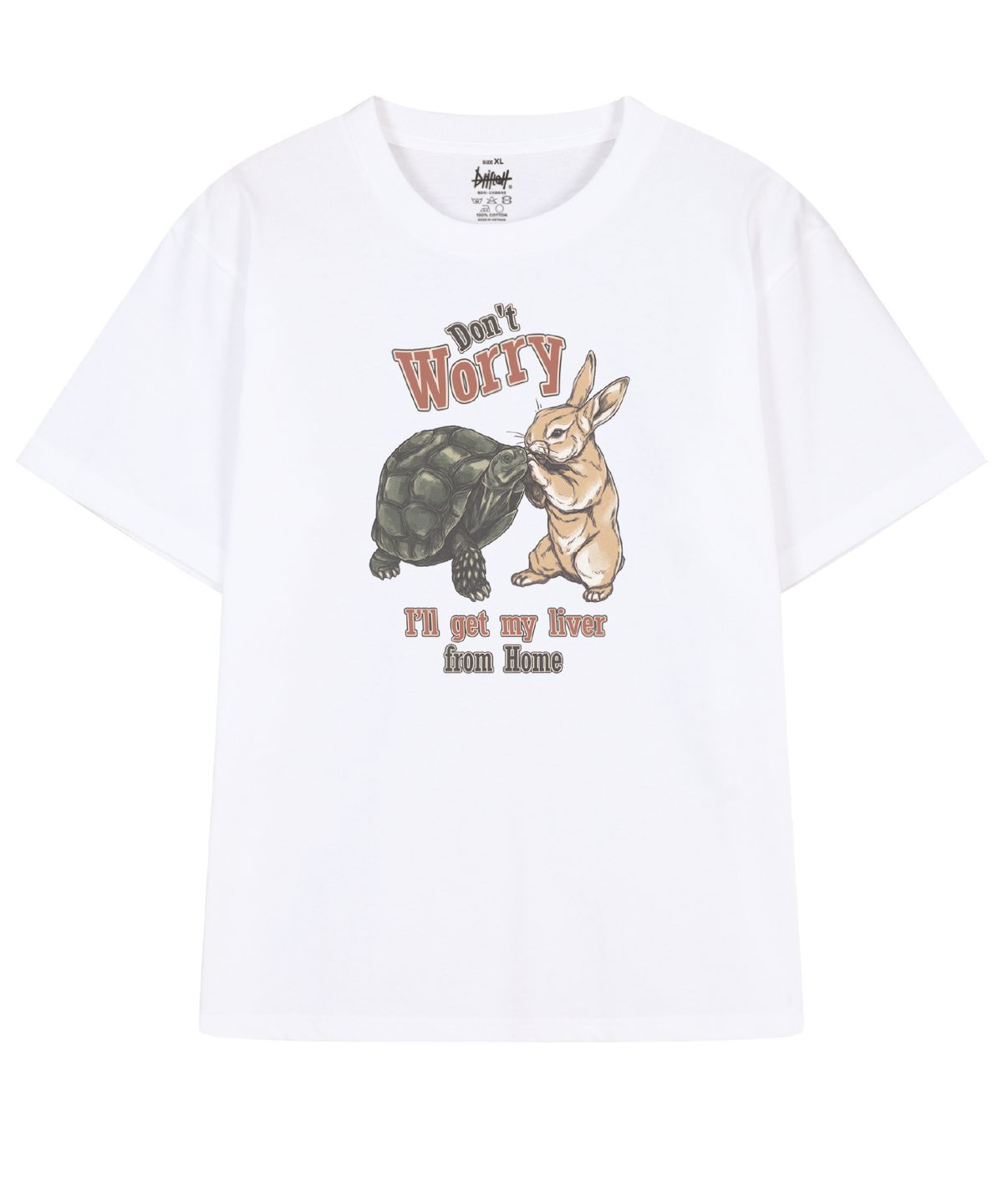 드리프트아웃(DRIFTOUT) 돈 워리 아 윌 겟 마이 리버 반팔 티셔츠 (3color)