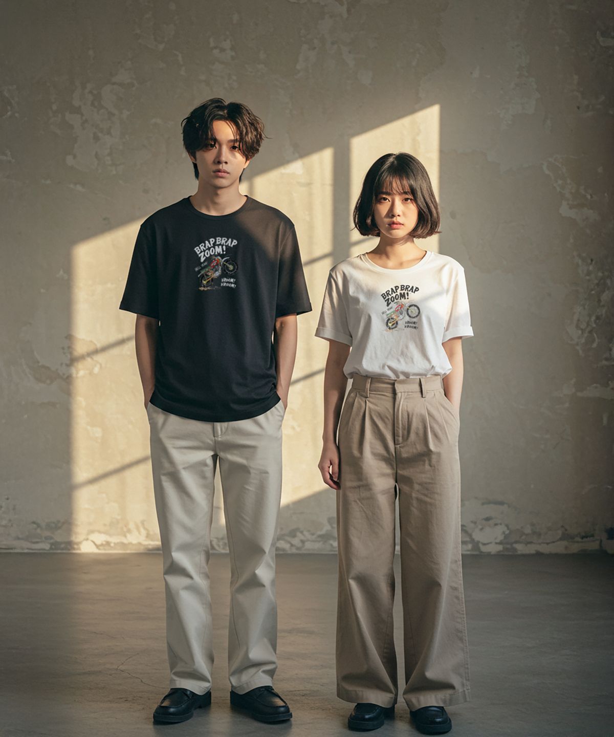 드리프트아웃(DRIFTOUT) 라이드 라우드 윌리 바이크 반팔 티셔츠 (3color)