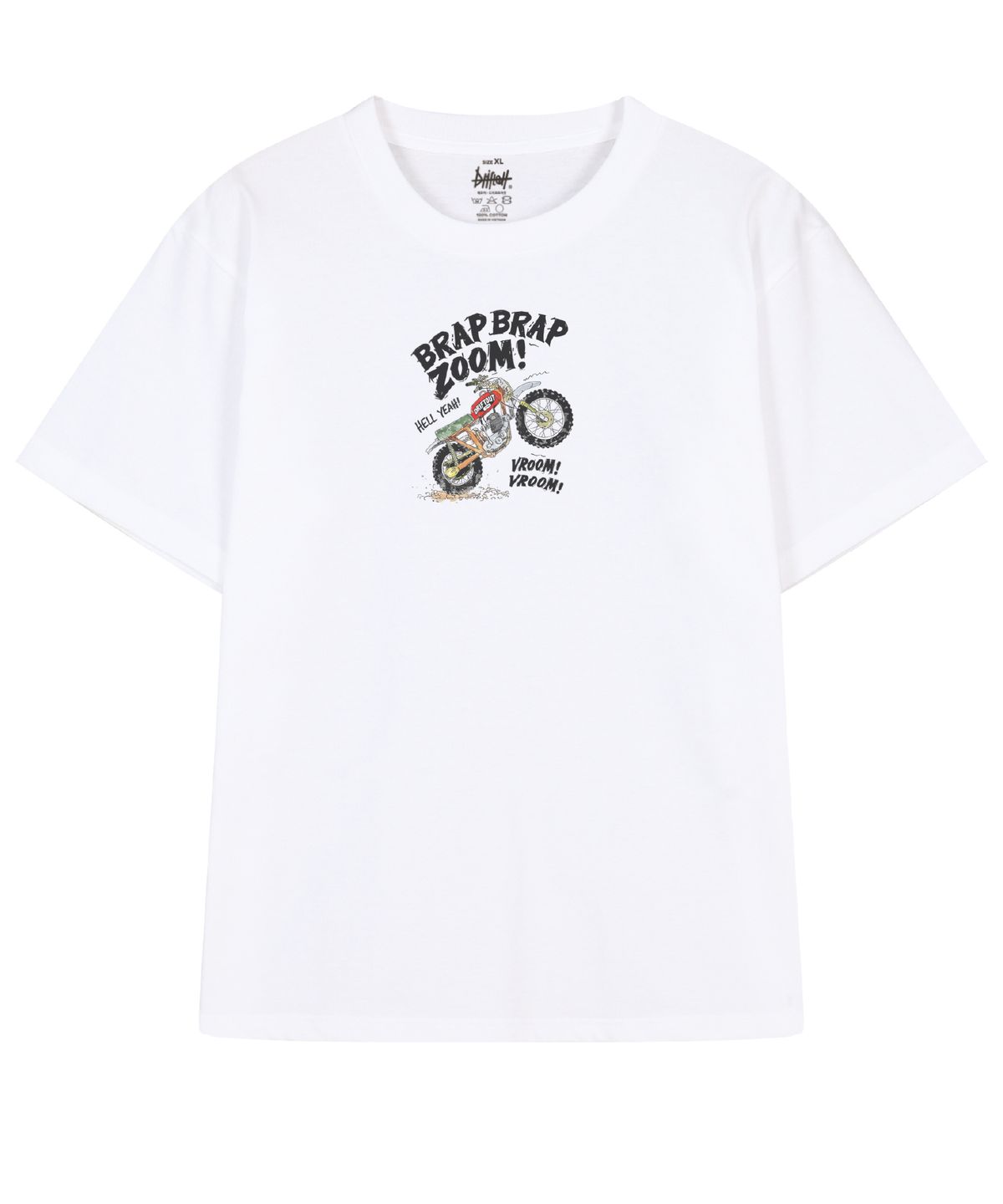 드리프트아웃(DRIFTOUT) 라이드 라우드 윌리 바이크 반팔 티셔츠 (3color)