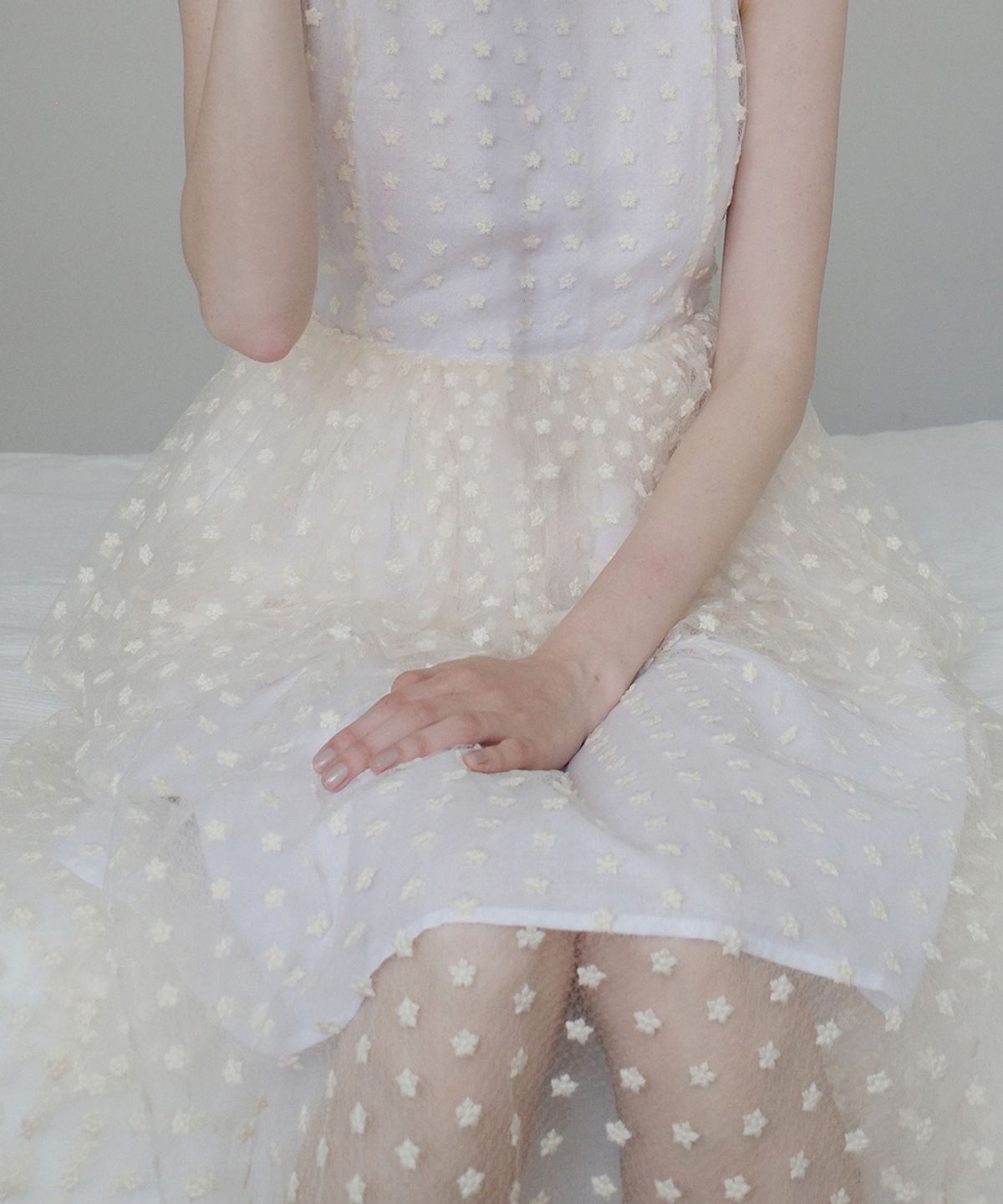 클로르(CLOR) BUBBLE LONG DRESS - 2 colors