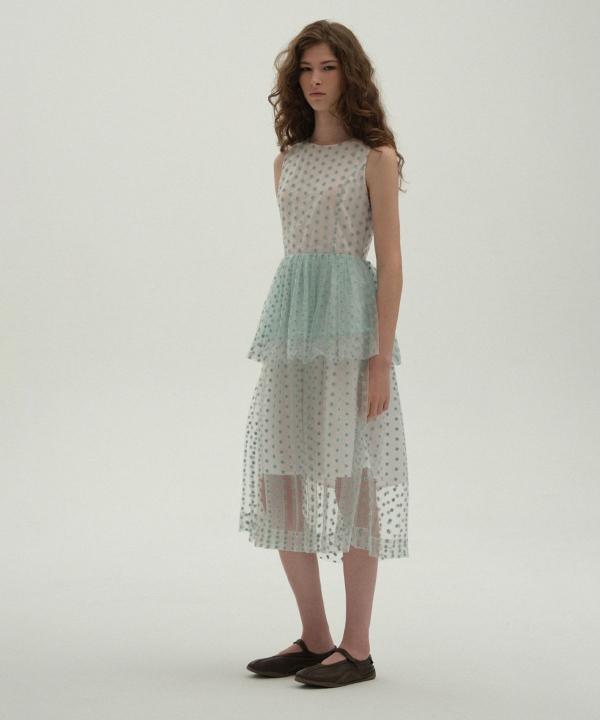 클로르(CLOR) BUBBLE LONG DRESS - 2 colors