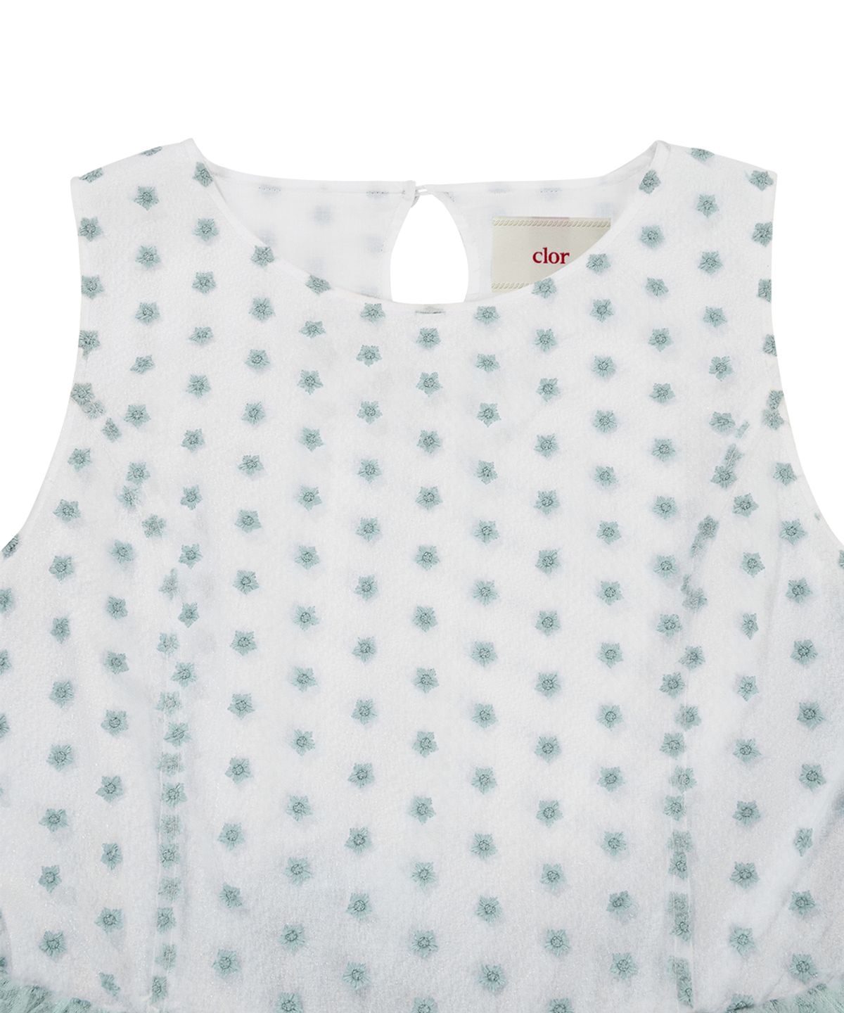 클로르(CLOR) BUBBLE LONG DRESS - 2 colors