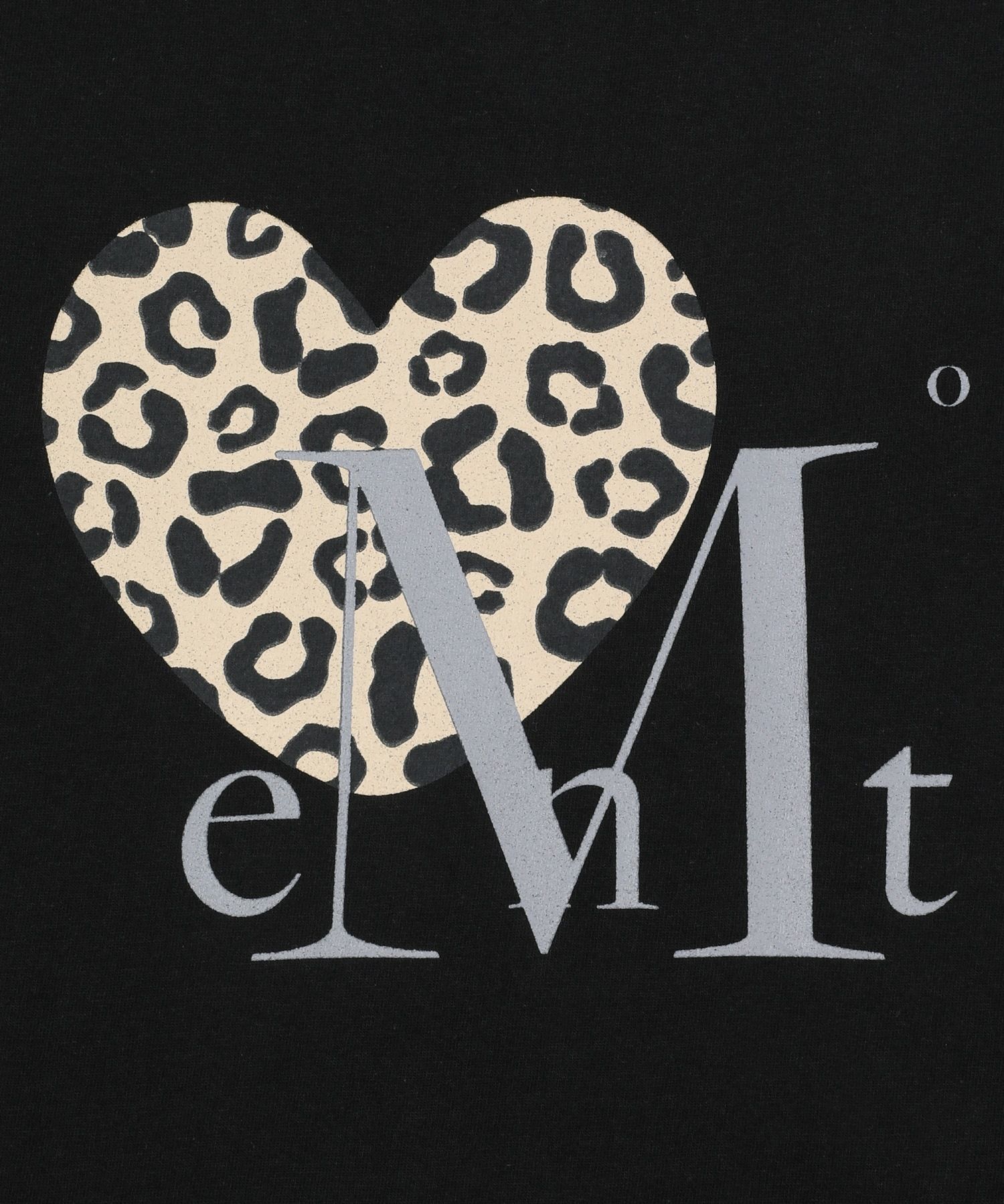 ★ MUCENT★シエラ レオパード ハート 半袖Tシャツ slim fit 楽天市場】シエラレオパードハートハーフTシャツ ユニセックス