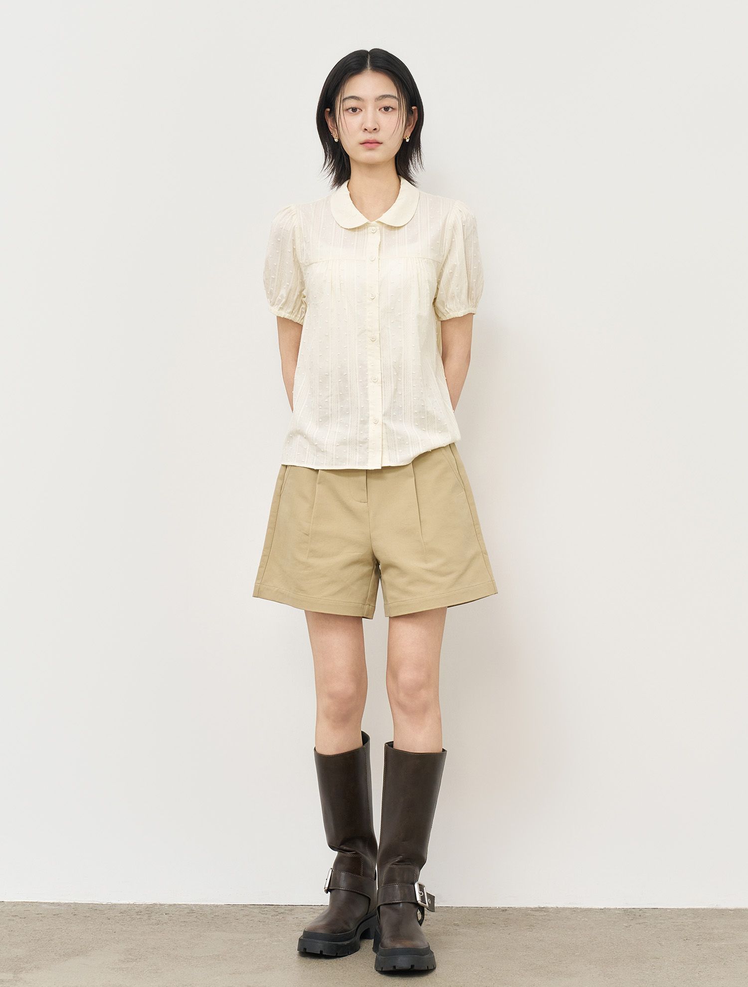 専用⭐︎Puff Sleeve Collar Blouse (Cream) ♡ WP25WBL027-CREA-F_V2.jpg?v=