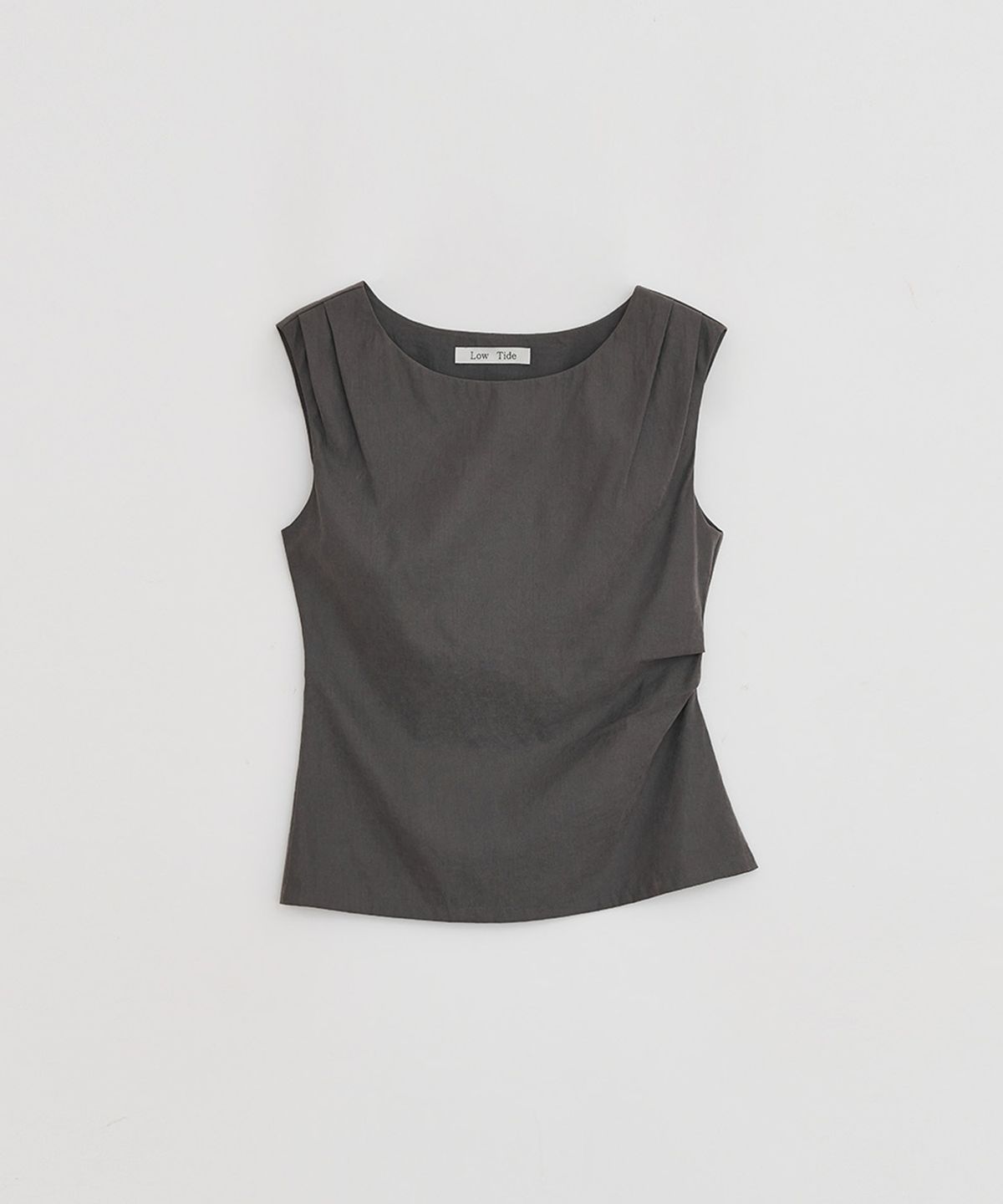 로우타이드(LOW TIDE) BOATNECK BLOUSE [GREY]