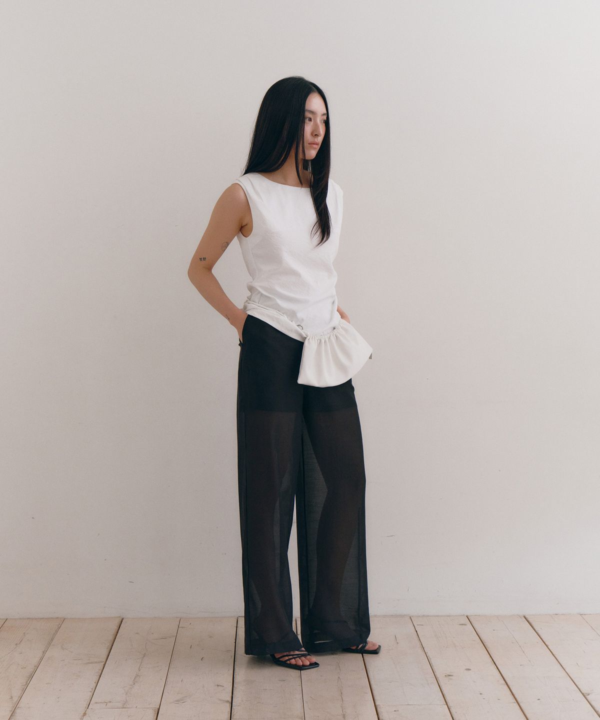 로우타이드(LOW TIDE) BOATNECK BLOUSE [WHITE]