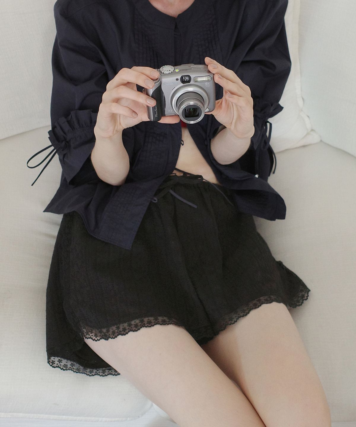 클로르(CLOR) COTTON LACE SHORTS - 2 colors