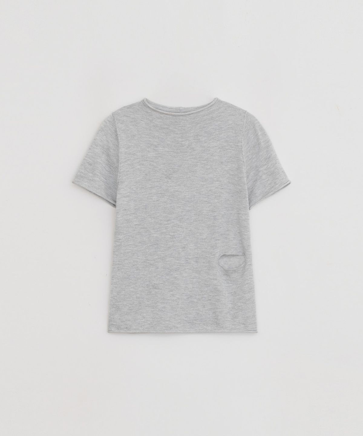 로우타이드(LOW TIDE) SLIT TURTLENECK KNIT [GREY]