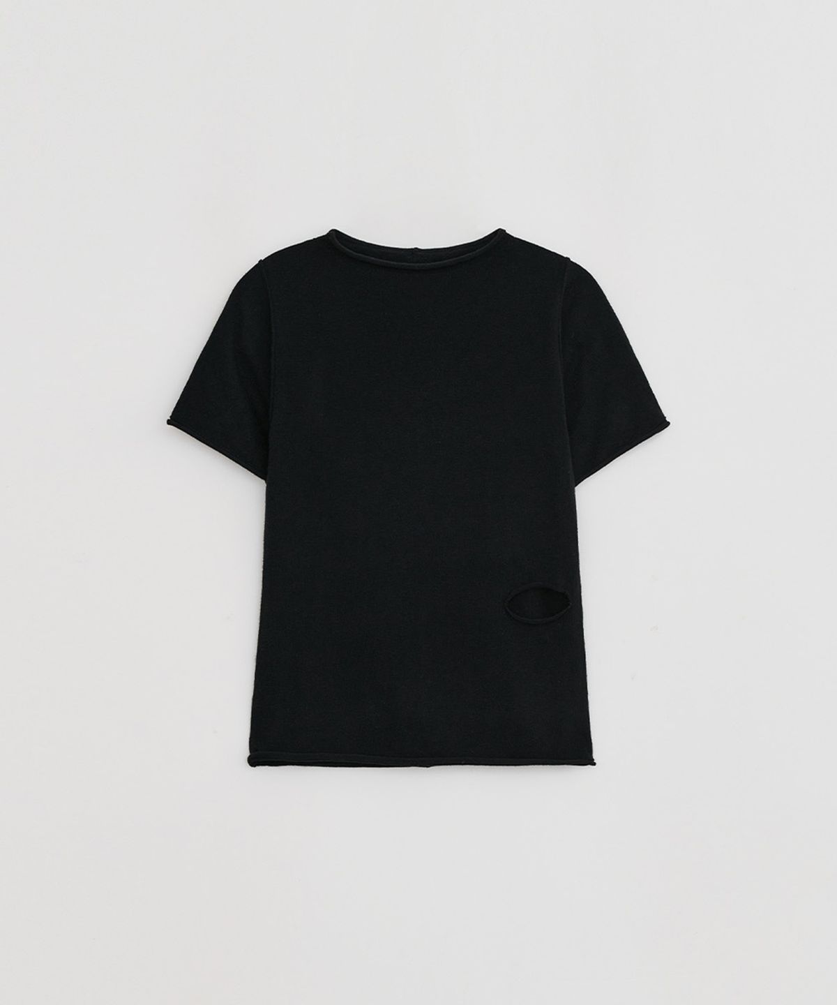 로우타이드(LOW TIDE) SLIT TURTLENECK KNIT [BLACK]