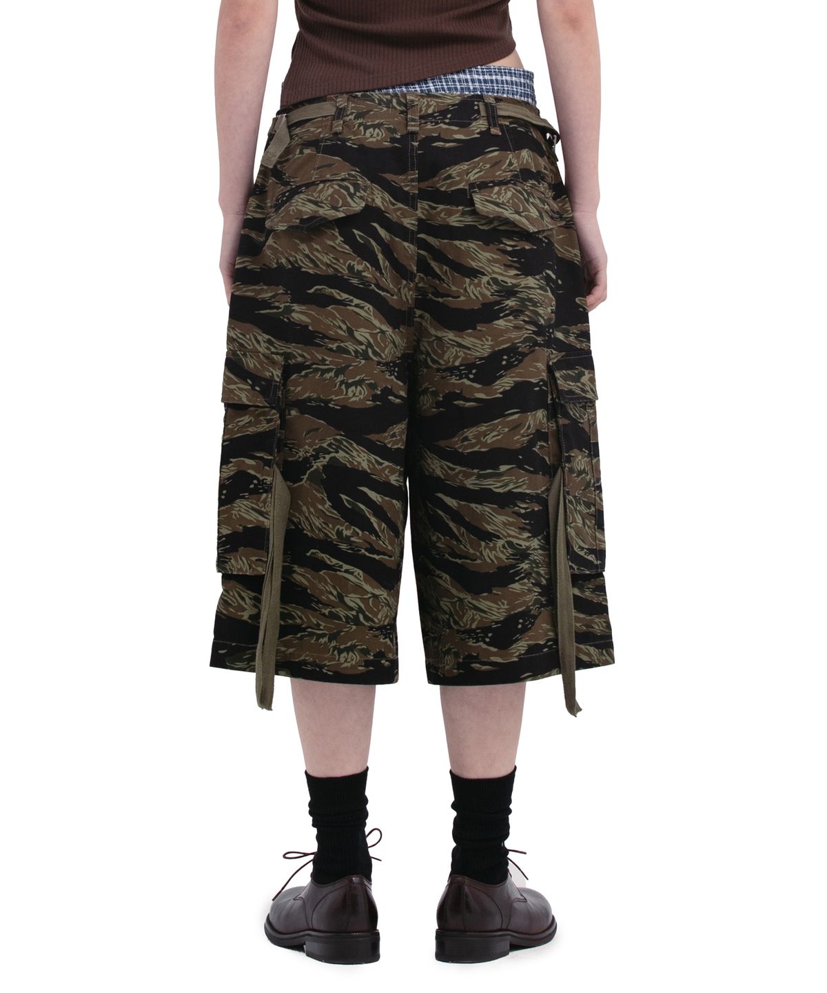 데프가먼츠(DEFGARMENTS) BERMUDA CARGO PANTS [CAMO]