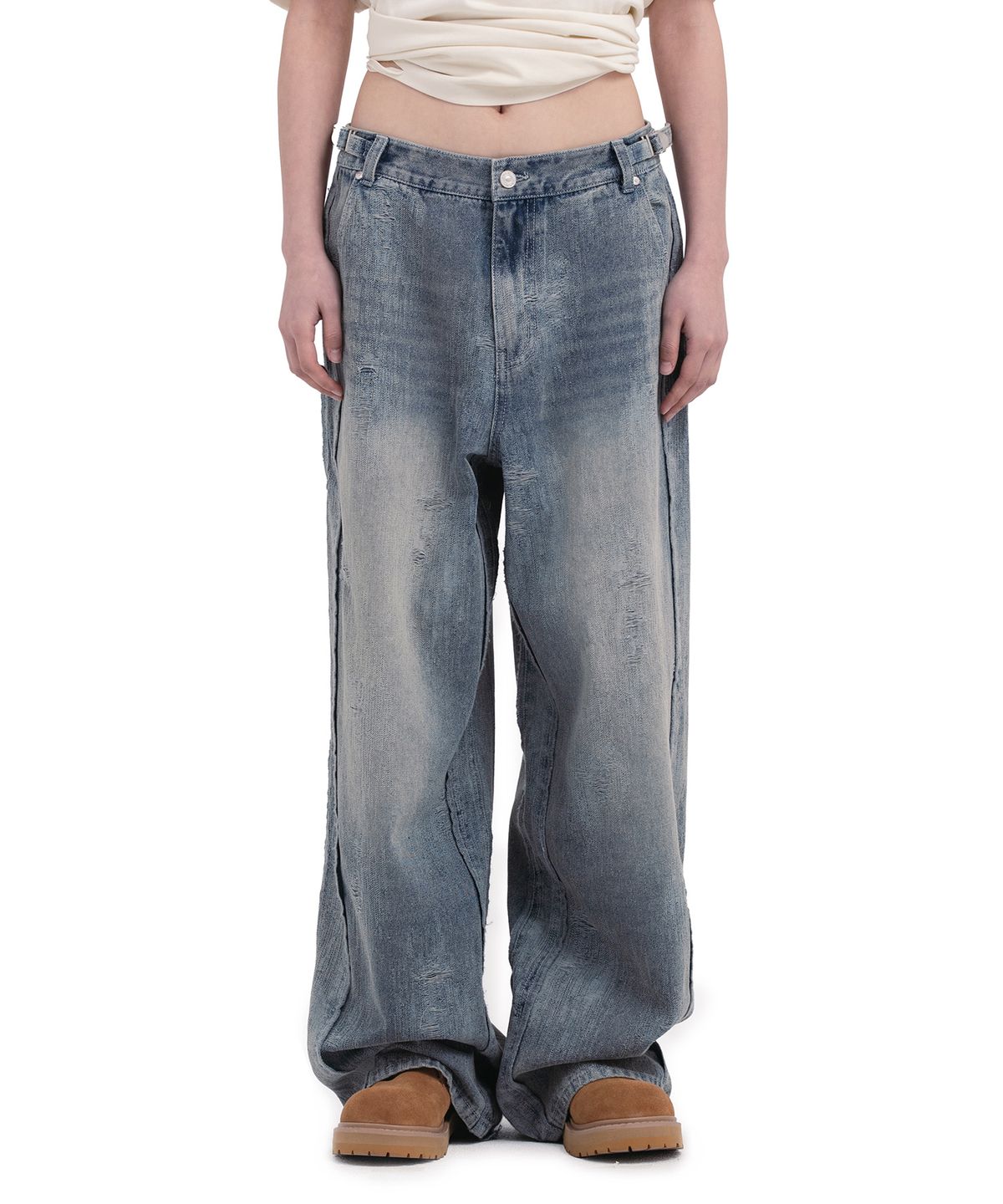데프가먼츠(DEFGARMENTS) TURN INSIDE OUT DENIM [INDIGO]