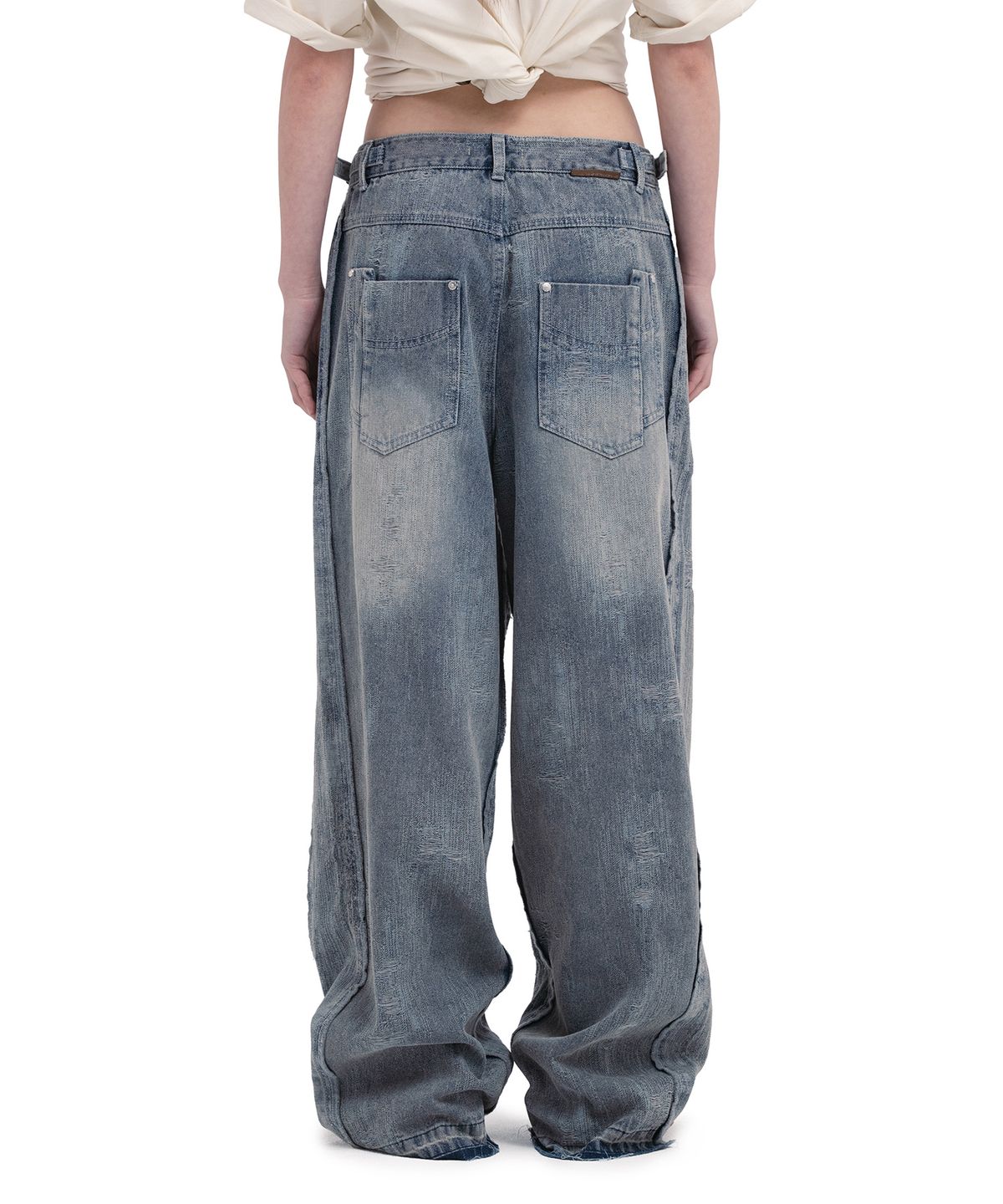 데프가먼츠(DEFGARMENTS) TURN INSIDE OUT DENIM [INDIGO]