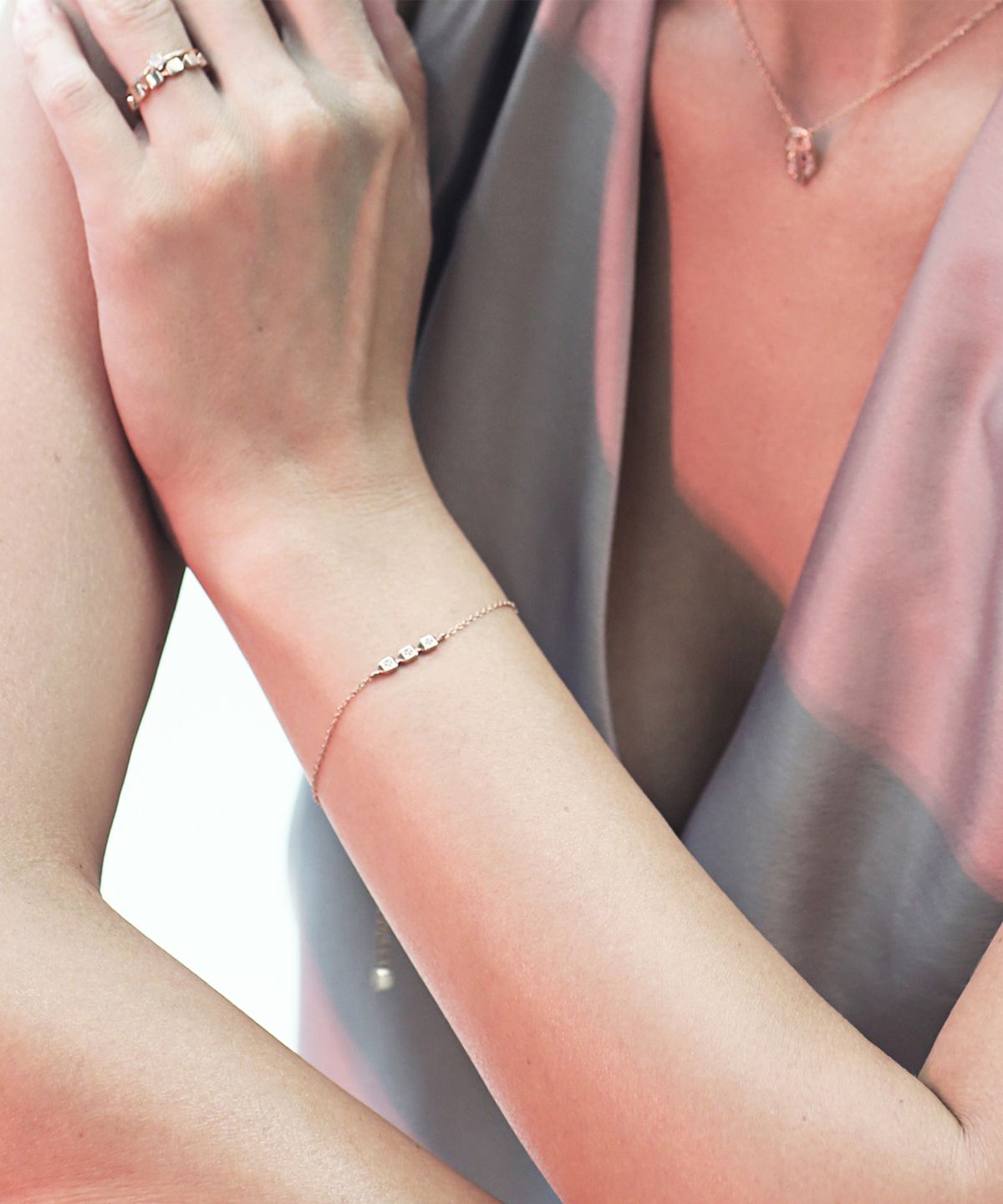트렌카디즘(TRENCADISM) 던컨 팔찌 14K 골드 브레이슬릿 DUNCAN Bracelet DCB15RP