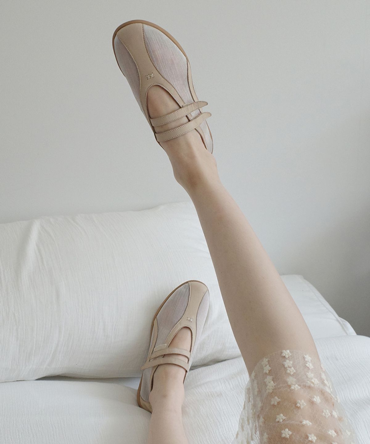 클로르(CLOR) TWIN SHEER MESH SNEAKERS - 5 colors