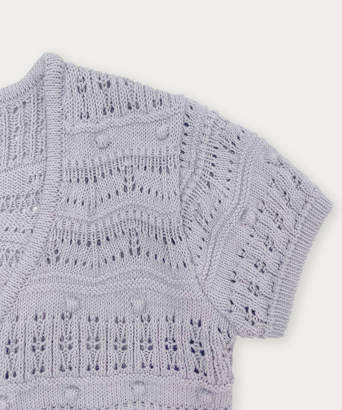 썸웨어버터(SOMEWHEREBUTTER) Kayah Skashi Cardigan - Lavender